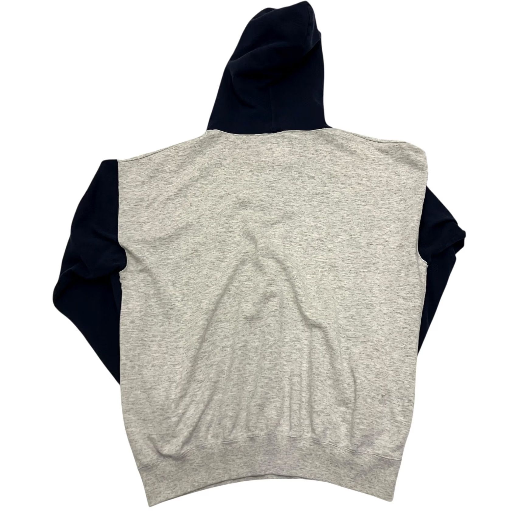 Champion Vintage Champion Hoodie XL Grey Navy Henley Logo Made In Italy 90s Size US XL / EU 56 / 4 - 3 Thumbnail
