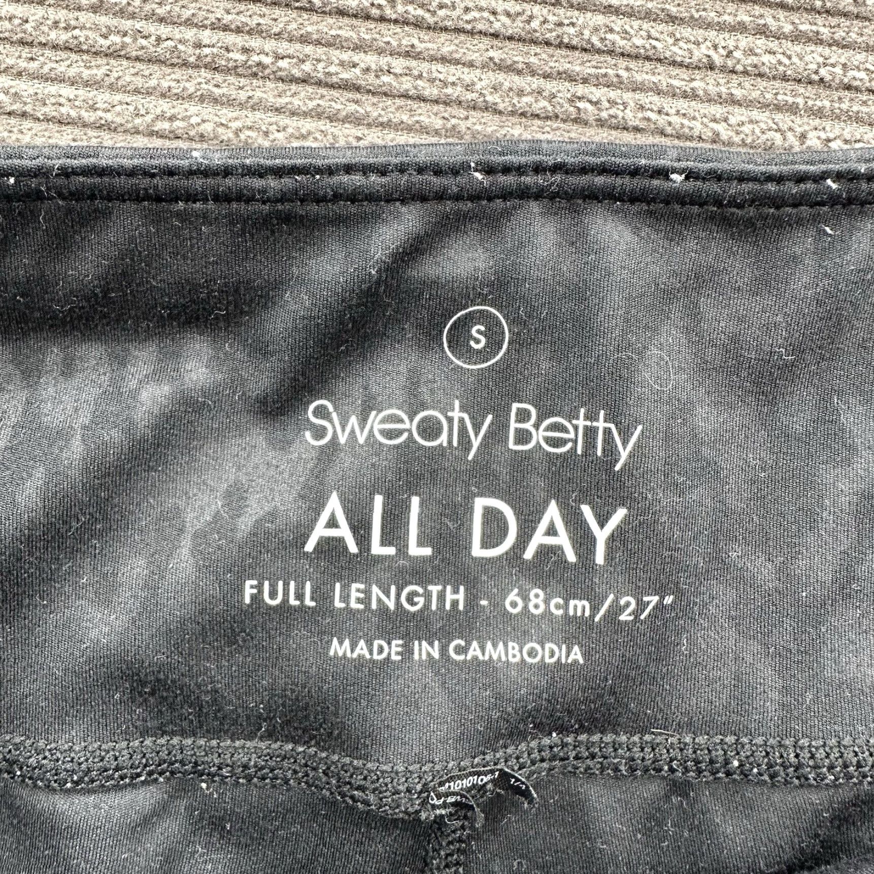 Sweaty Betty Sweaty Betty Leggings Women Small Black Leopard Print All Day Full Length Athletic Slim Inseam 26 in Pockets Size 28" / US 6 / IT 42 - 3 Thumbnail