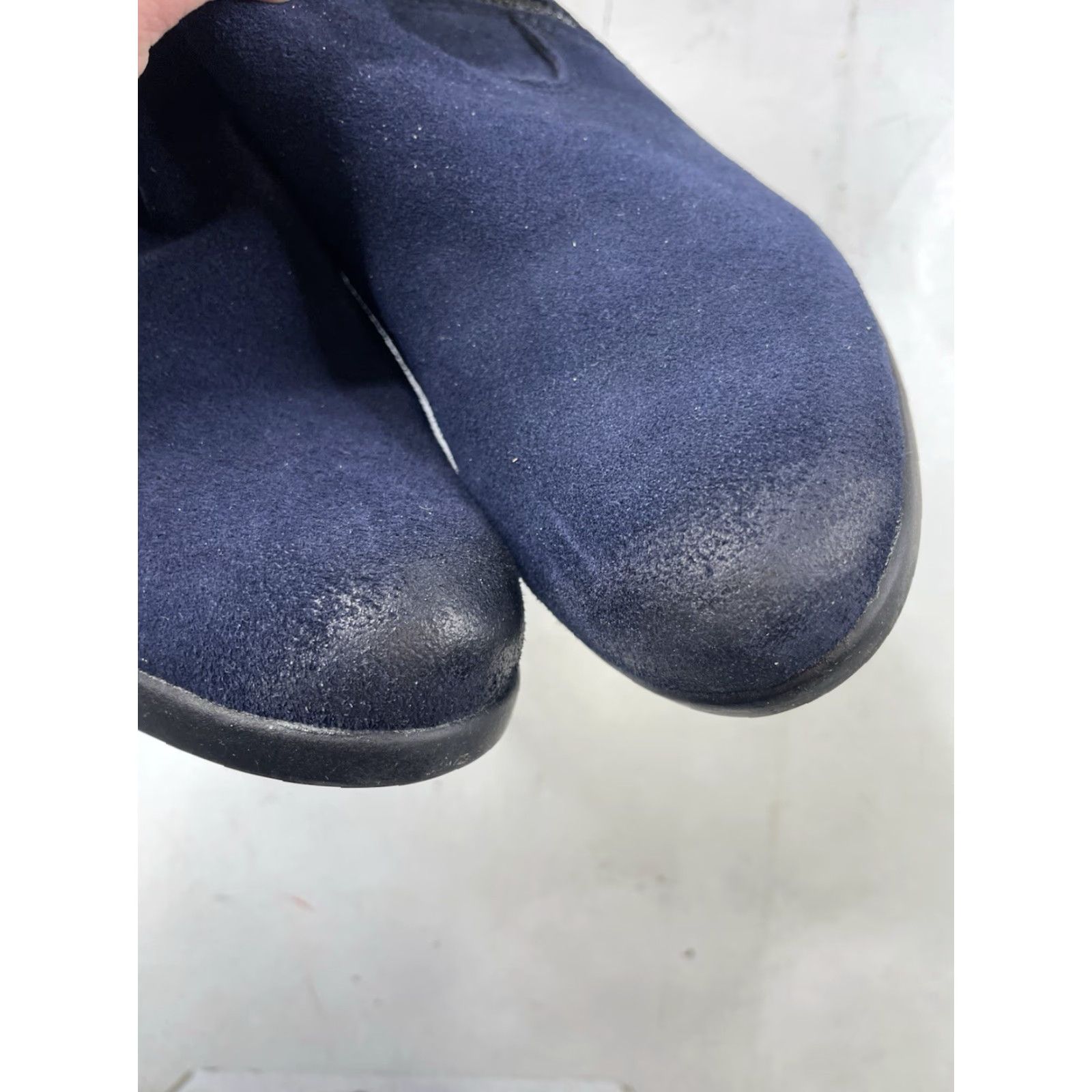 Vintage Earth Origins Tori Women's Bootie Navy Blue Suede Ankle Water Resistant 10W Wide Size US 10 / IT 40 - 3 Thumbnail