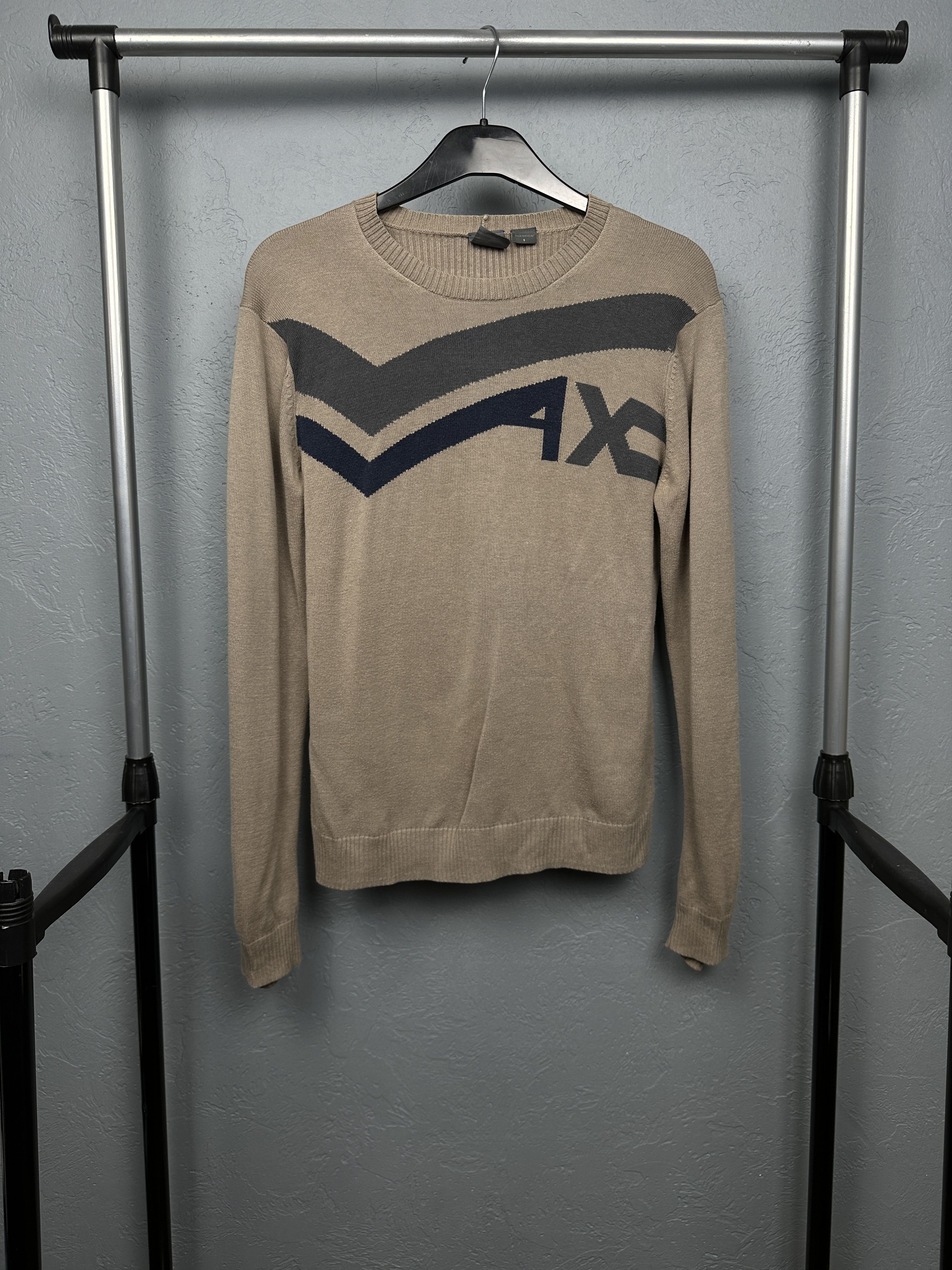 Armani × Armani Exchange × Vintage Armani Exchange Vintage Mens Crew Neck Sweater Size US S / EU 44-46 / 1 - 1 Thumbnail