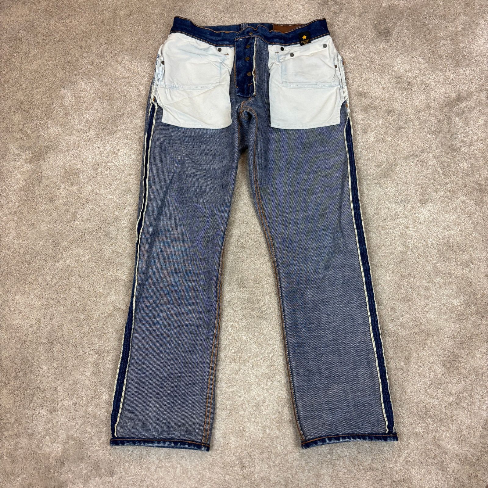 Brave Star Selvage Brave Star Slim Straight Cone Selvedge Jeans Men's 32x29 Size US 32 / EU 48 - 4 Thumbnail