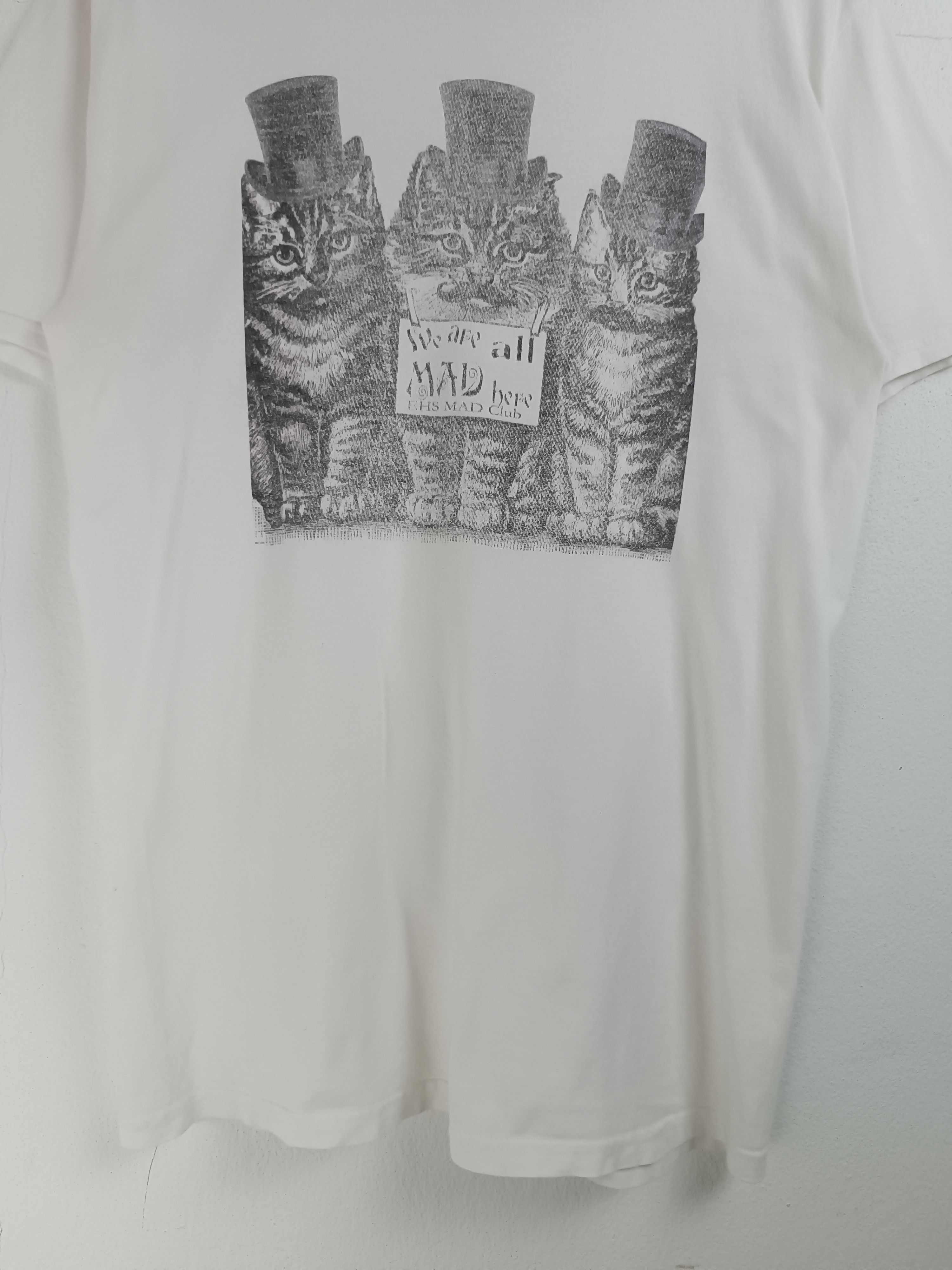 Vintage VINTAGE MAD CLUB CATS PET CUTE PAWS DOG TEE VERY RARE Size US S / EU 44-46 / 1 - 9 Thumbnail