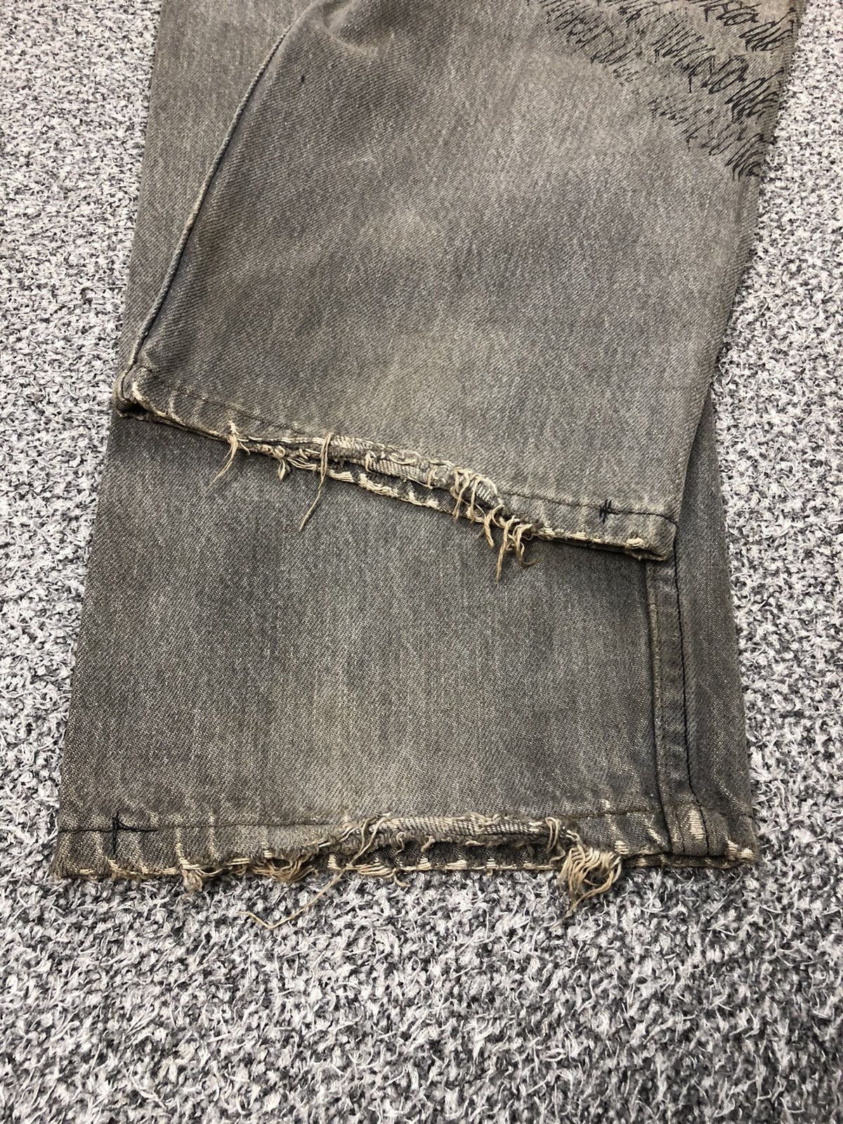 Japanese Brand × Levi's × Vintage Vintage Levis 511 Distressed Patches Kurt Cobain Style Jeans Size US 34 / EU 50 - 25 Thumbnail