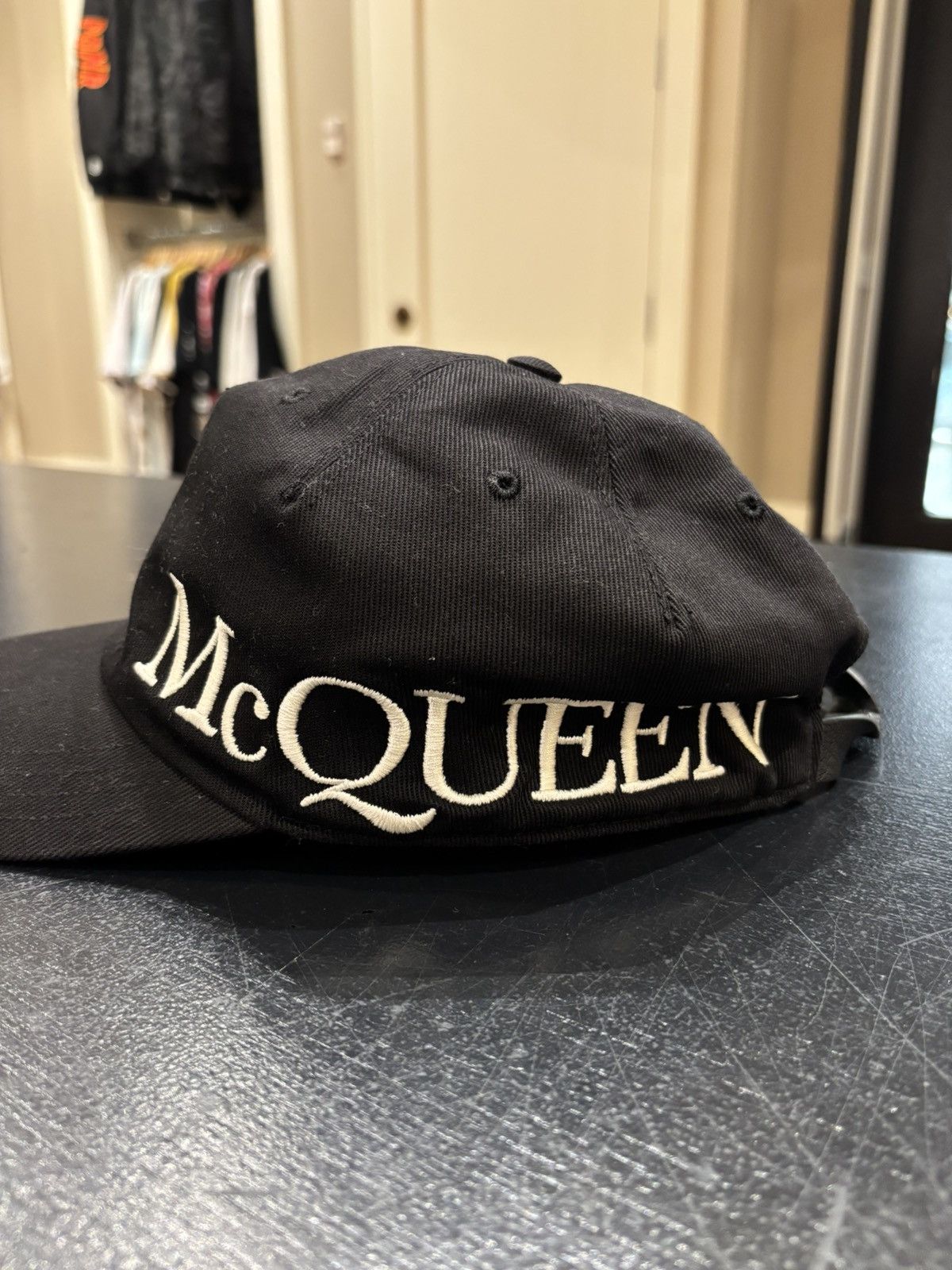 Alexander McQueen Alexander McQueen Embroidered Cap | Grailed
