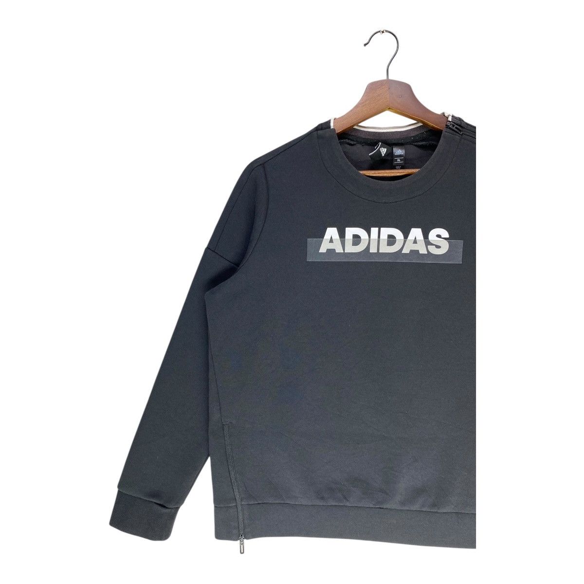 Adidas Adidas Sweatshirt Spellout Pullover Crewneck Size US XL / EU 56 / 4 - 2 Thumbnail