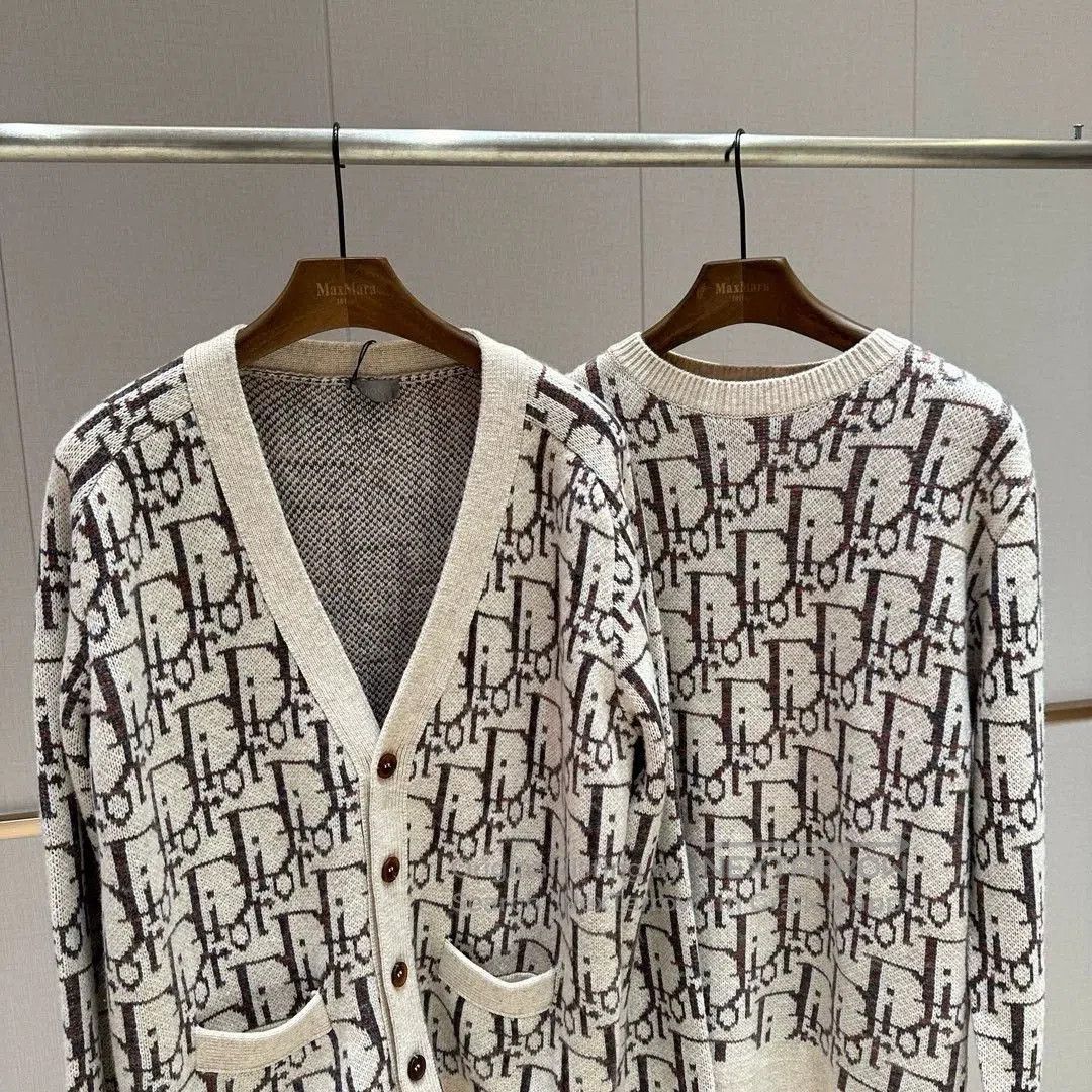 Dior Dior Logo Wool Cardigan Sweater. Size US S / EU 44-46 / 1 - 4 Thumbnail