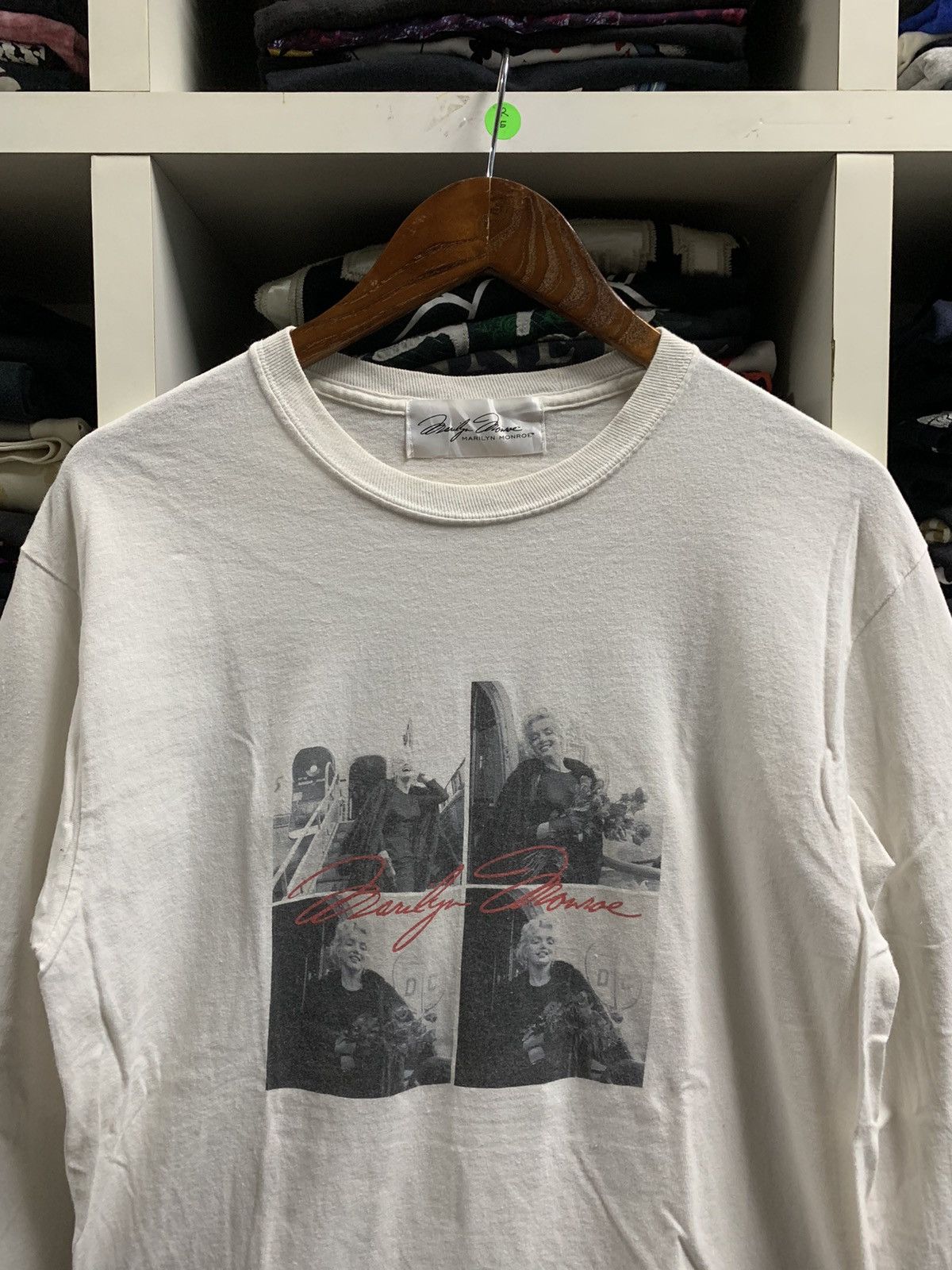 Band Tees × Vintage Vintage Marilyn Monroe white shirt Size US M / EU 48-50 / 2 - 3 Thumbnail