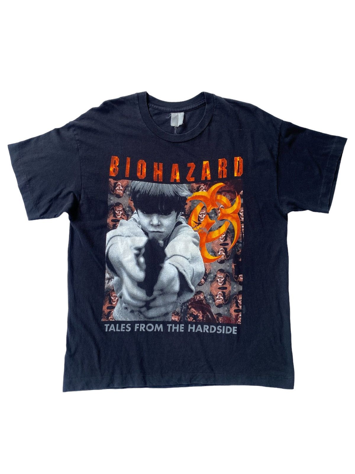 Vintage 90s Biohazard Tour Band Tee Shirt - nas-guide.com