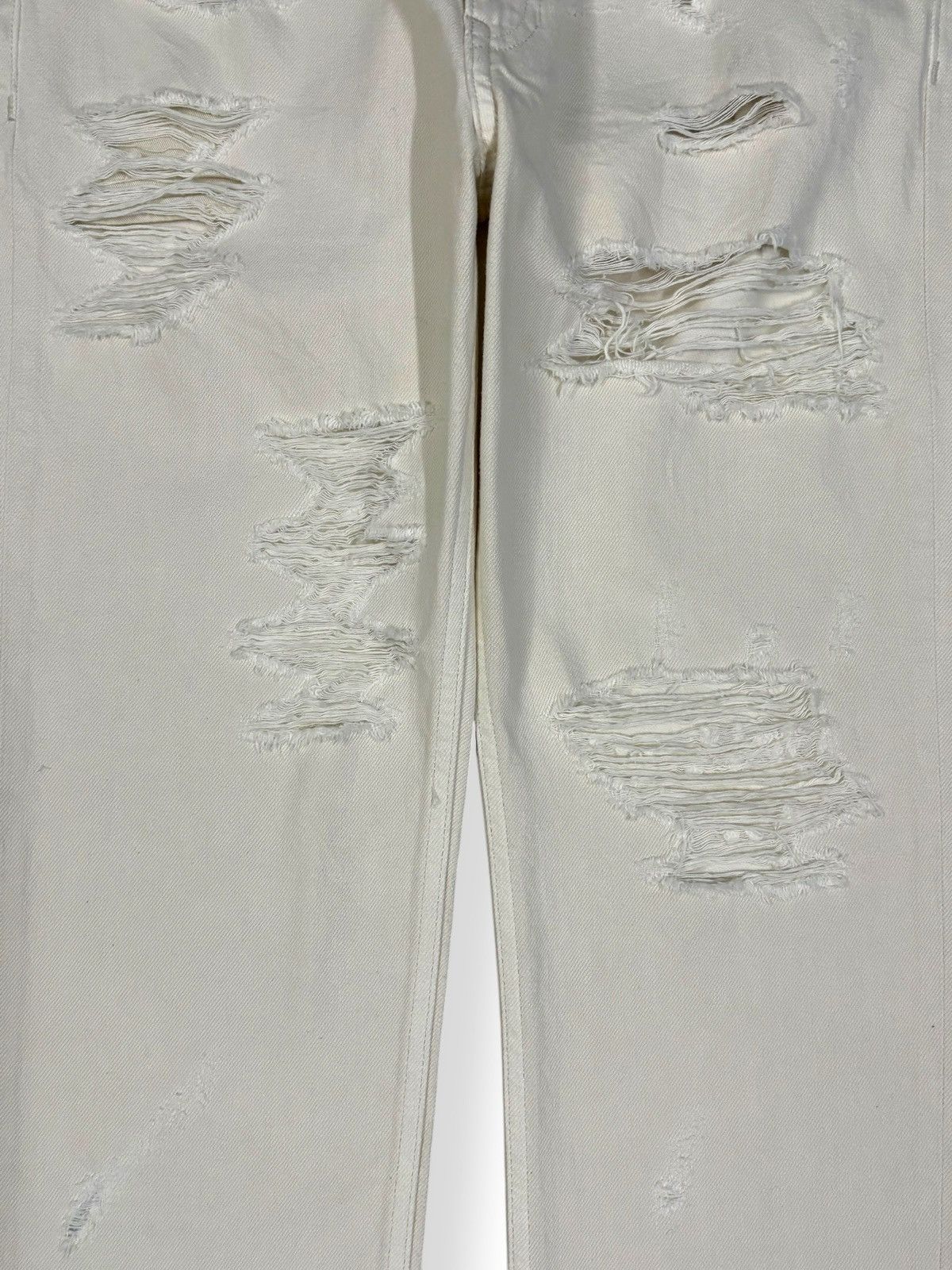 Japanese Brand Another Edition Slim Tapered Fit Heavy Distressed Jeans Size US 29 - 4 Thumbnail