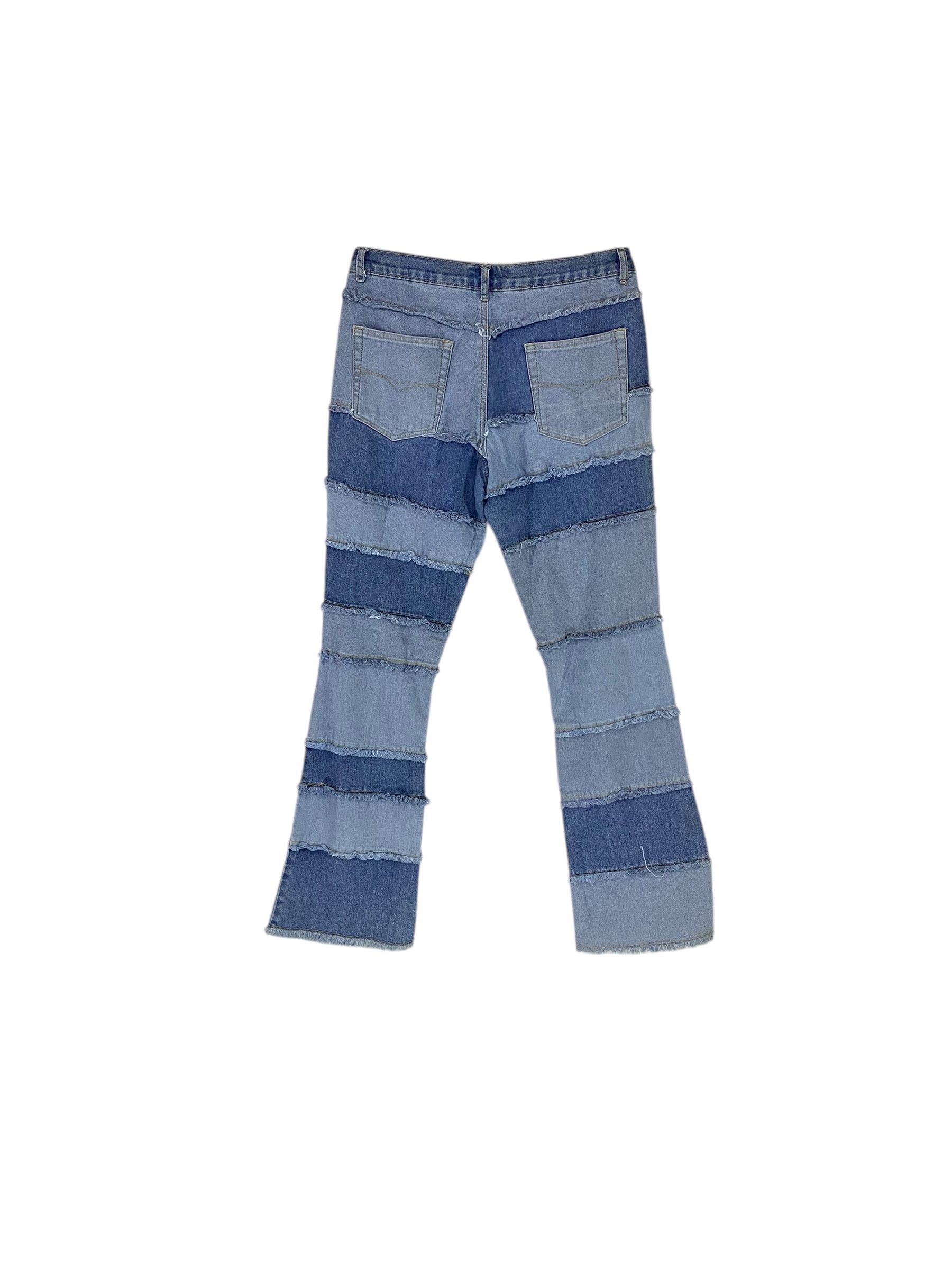 Hysteric Glamour 2000s Lazer patchwork hagi flare denim pant Size US 32 / EU 48 - 2 Thumbnail