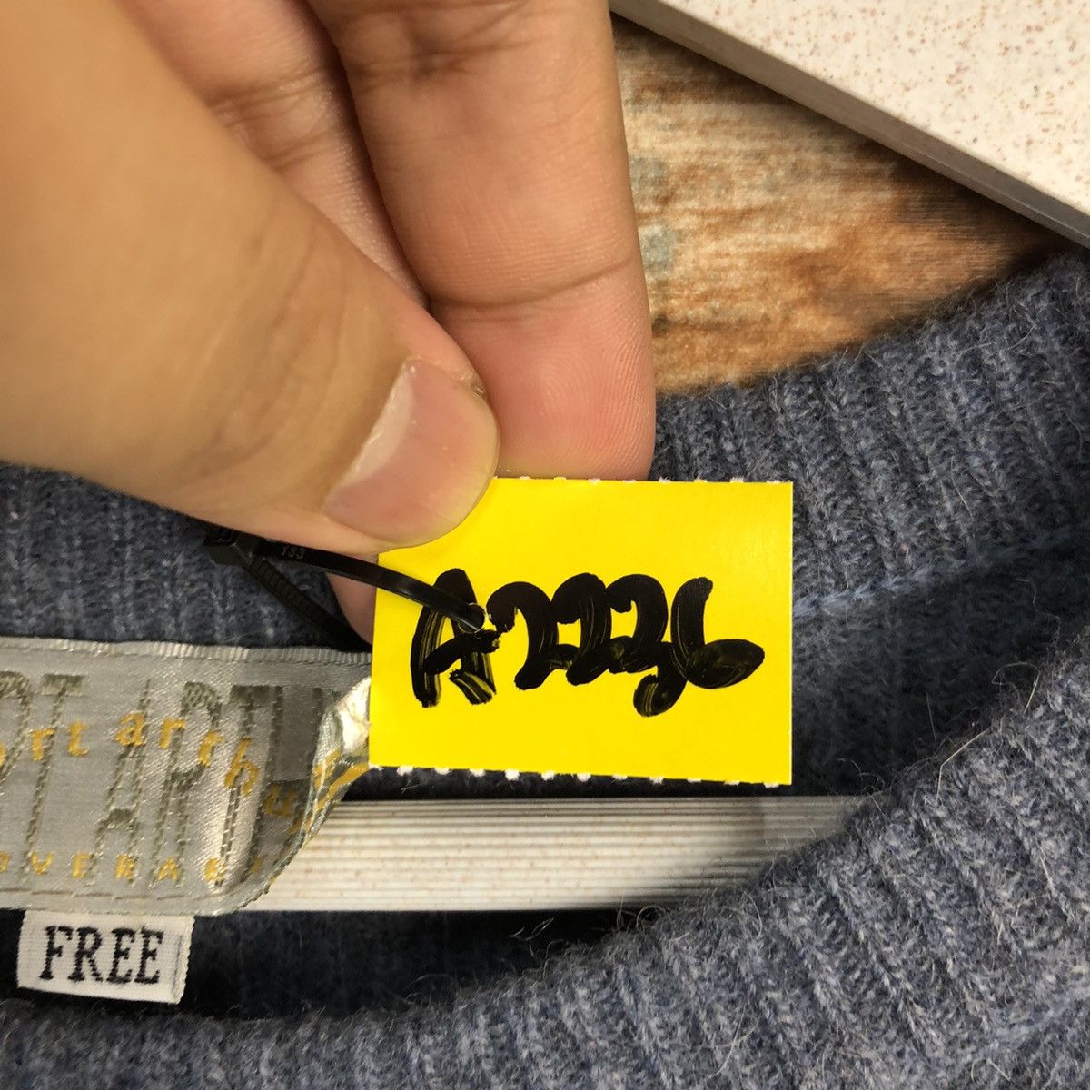 Homespun Knitwear × Japanese Brand Port Arthur Blue vintage Knitwear #A2236 Size US L / EU 52-54 / 3 - 10 Thumbnail