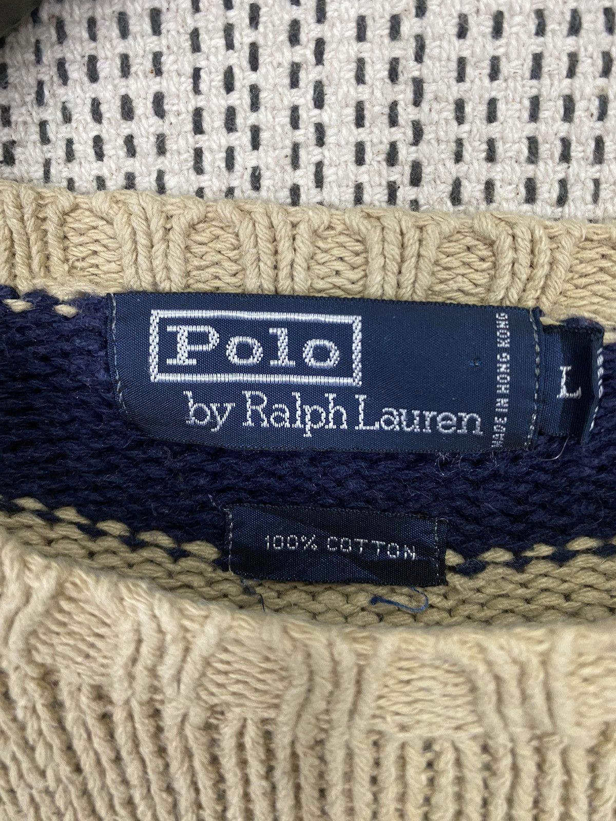 Ralph Lauren Polo by ralph lauren striped knit sweater nice design szL Size US L / EU 52-54 / 3 - 6 Thumbnail