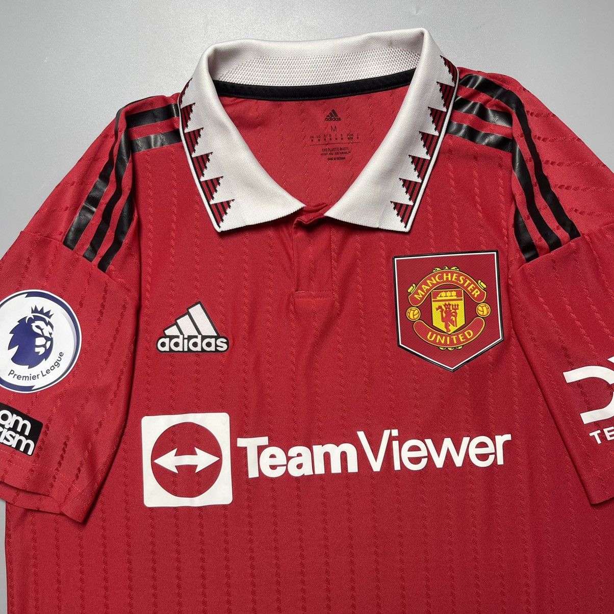 Vintage MANCHESTER UNITED ADIDAS 2022/2023 SOCCER JERSEY #7 RONALDO Size US M / EU 48-50 / 2 - 4 Thumbnail