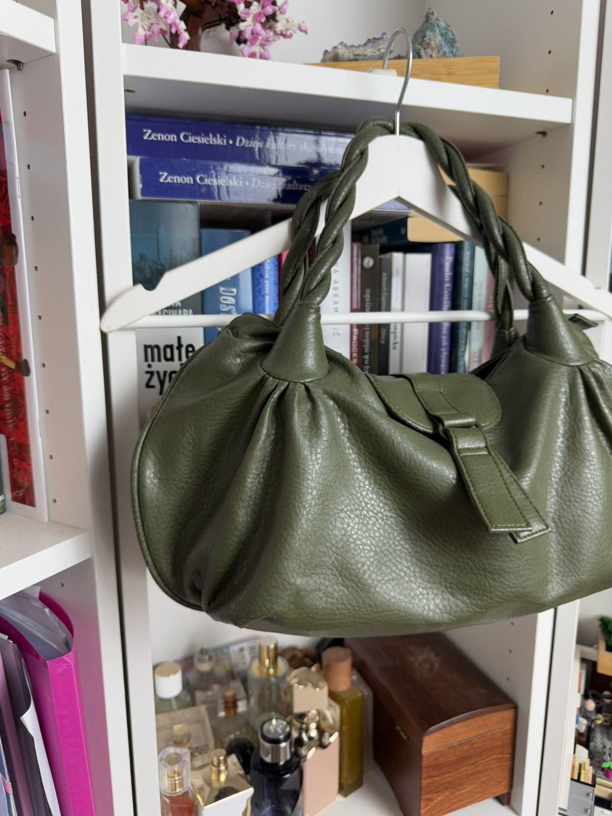 Japanese Brand VIntage y2k leather shoulder hand bag avantgarde opium retro Size ONE SIZE - 3 Thumbnail