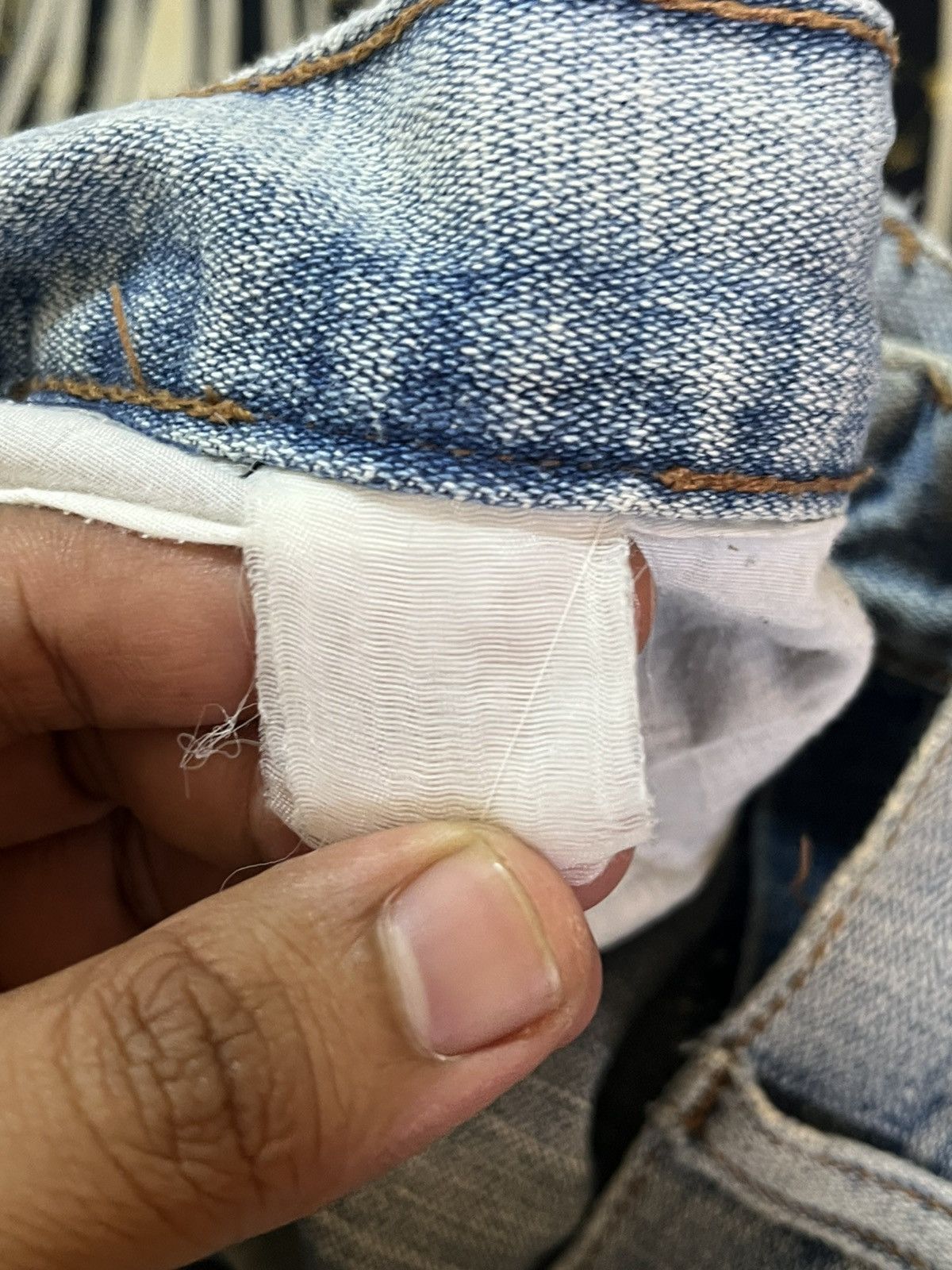Japanese Brand Vintage Barcedos Faded Ripped Distressed Denim Size US 33 - 8 Thumbnail