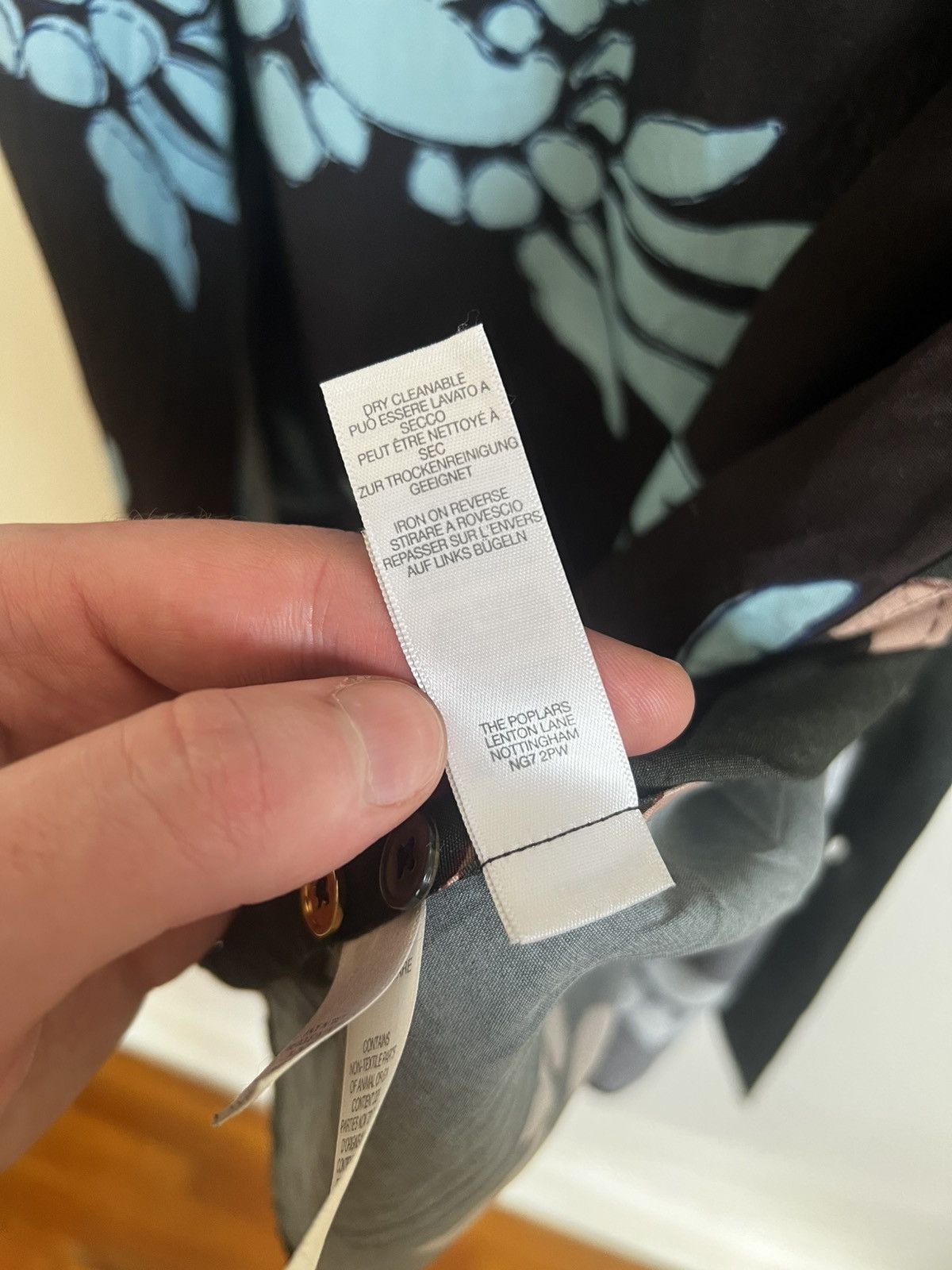 Paul Smith Paul Smith Floral Viscose Shirt LIKE NEW TWO TONE SUMMER Size US L / EU 52-54 / 3 - 6 Thumbnail