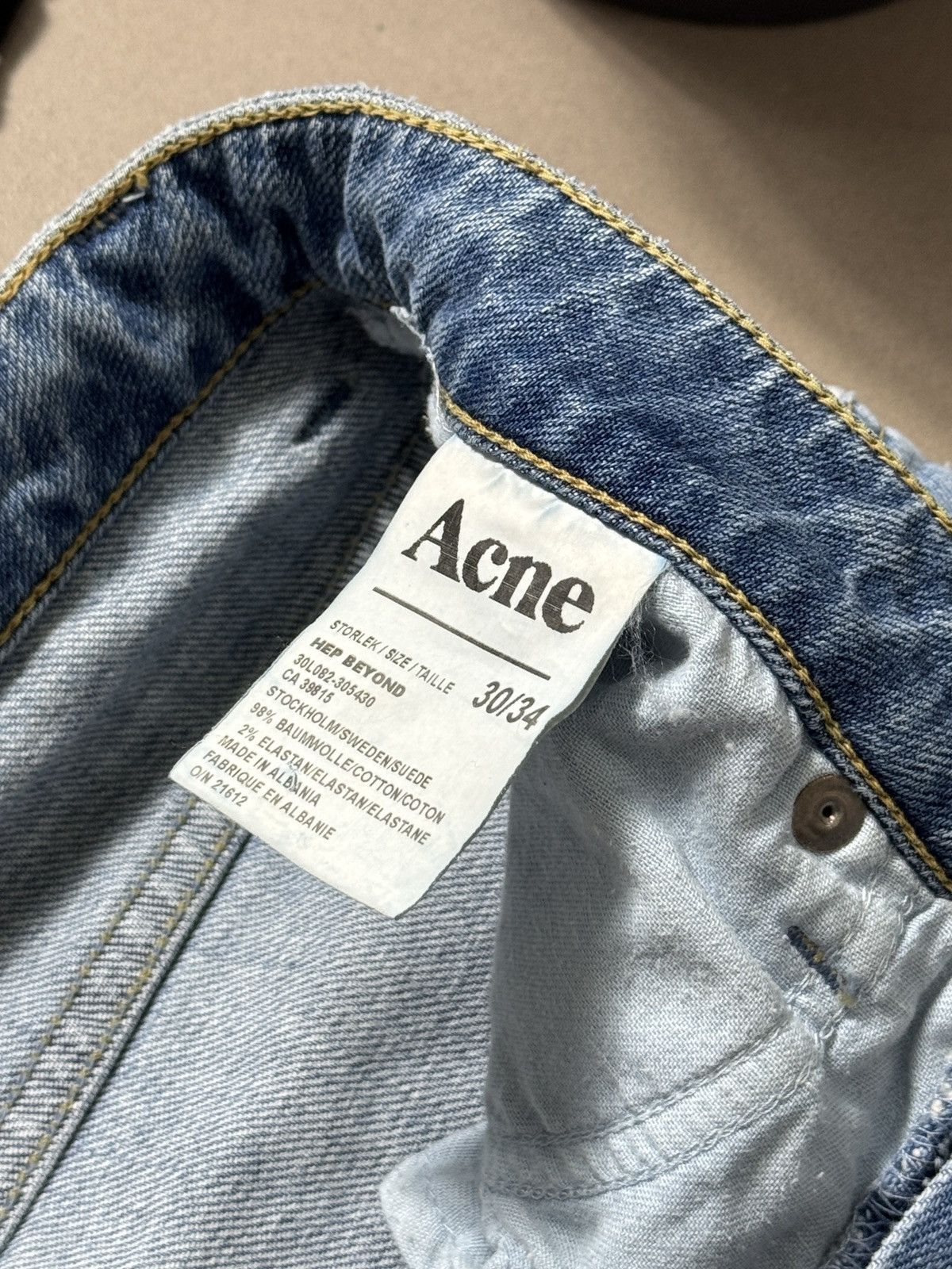 Acne Studios VINTAGE ACNE 2000s HEP BEYOND DENIM SHORTS Size 30" / US 8 / IT 44 - 7 Thumbnail