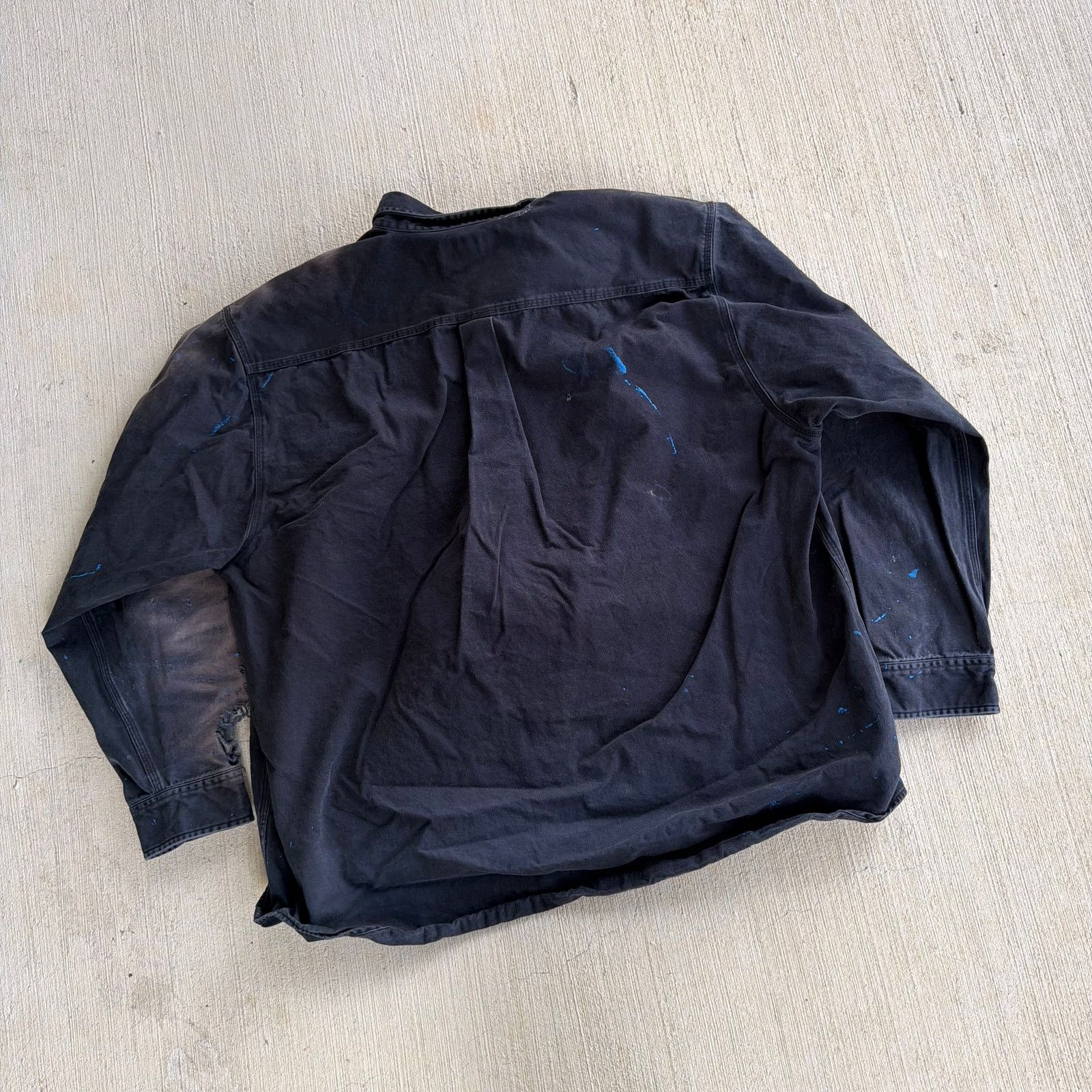 Carhartt × Vintage Carhartt button up faded black work wear shirt Size US XXL / EU 58 / 5 - 5 Thumbnail