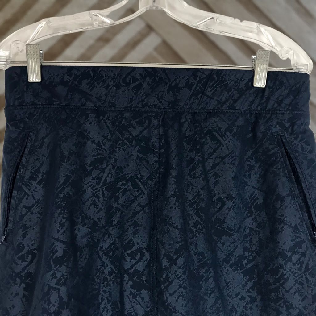 Orvis Orvis Navy Blue Textured Skirt Skort M Elastic Waist Pockets Size 32" / US 10 / IT 46 - 1 Thumbnail