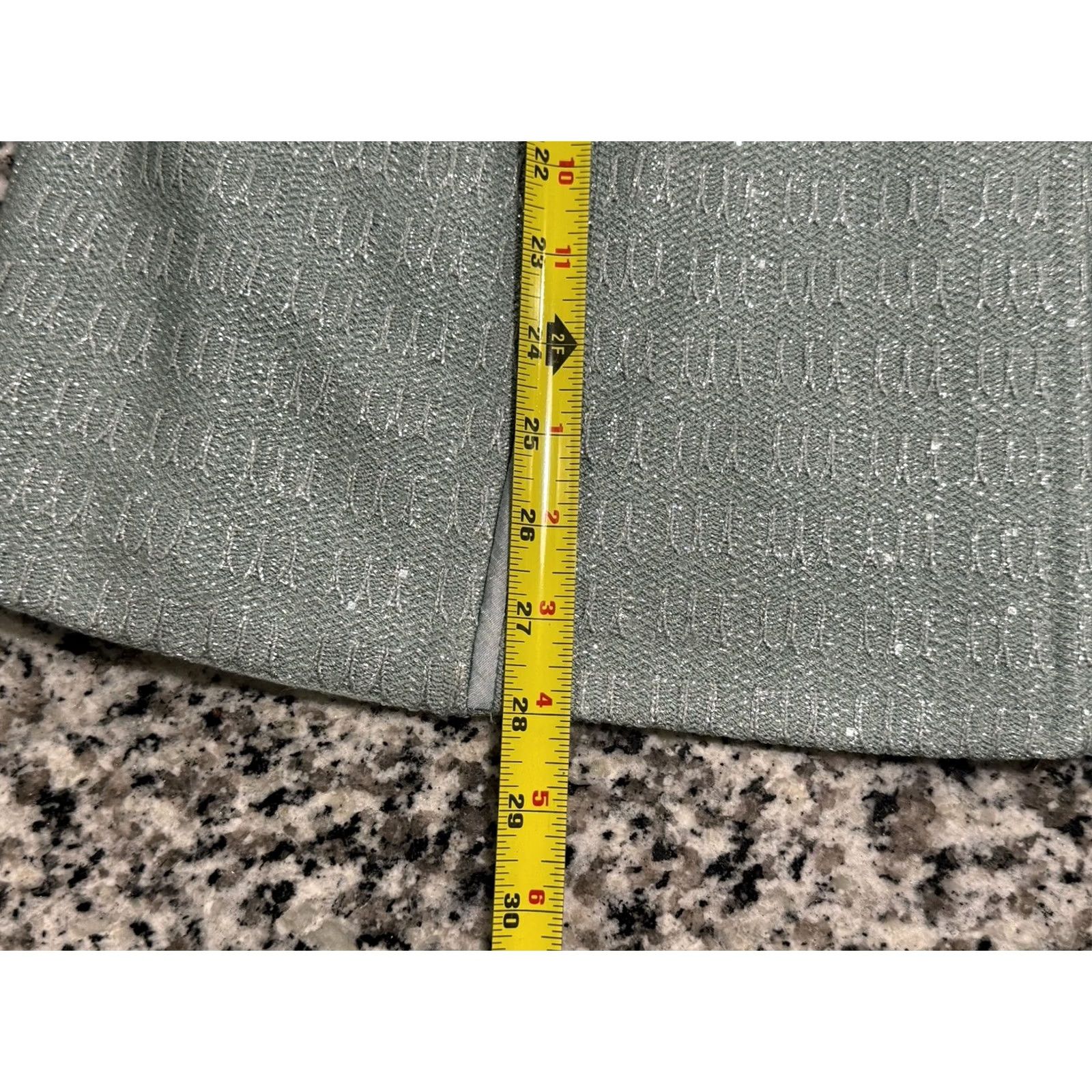 St. John St. John Evening Jacket Seafoam Knit Metallic Blazer Size 10 Womens Seafoam Knit Metallic Blazer 10 Size L / US 10 / IT 46 - 3 Thumbnail