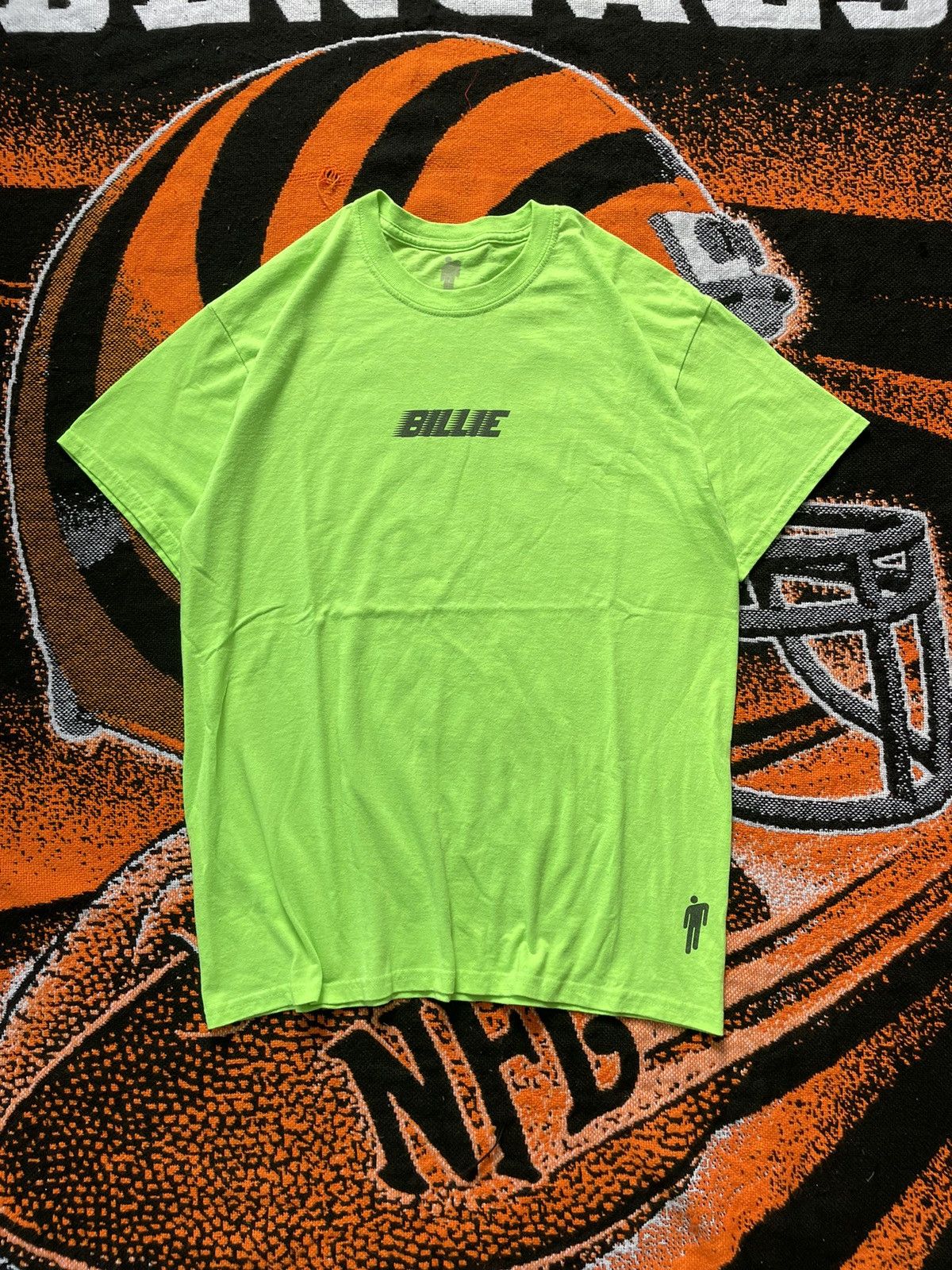 Band Tees × Billie Eilish × Rap Tees Billie Eilish Tour Green T-shirt 2018 Size US L / EU 52-54 / 3 - 1 Thumbnail