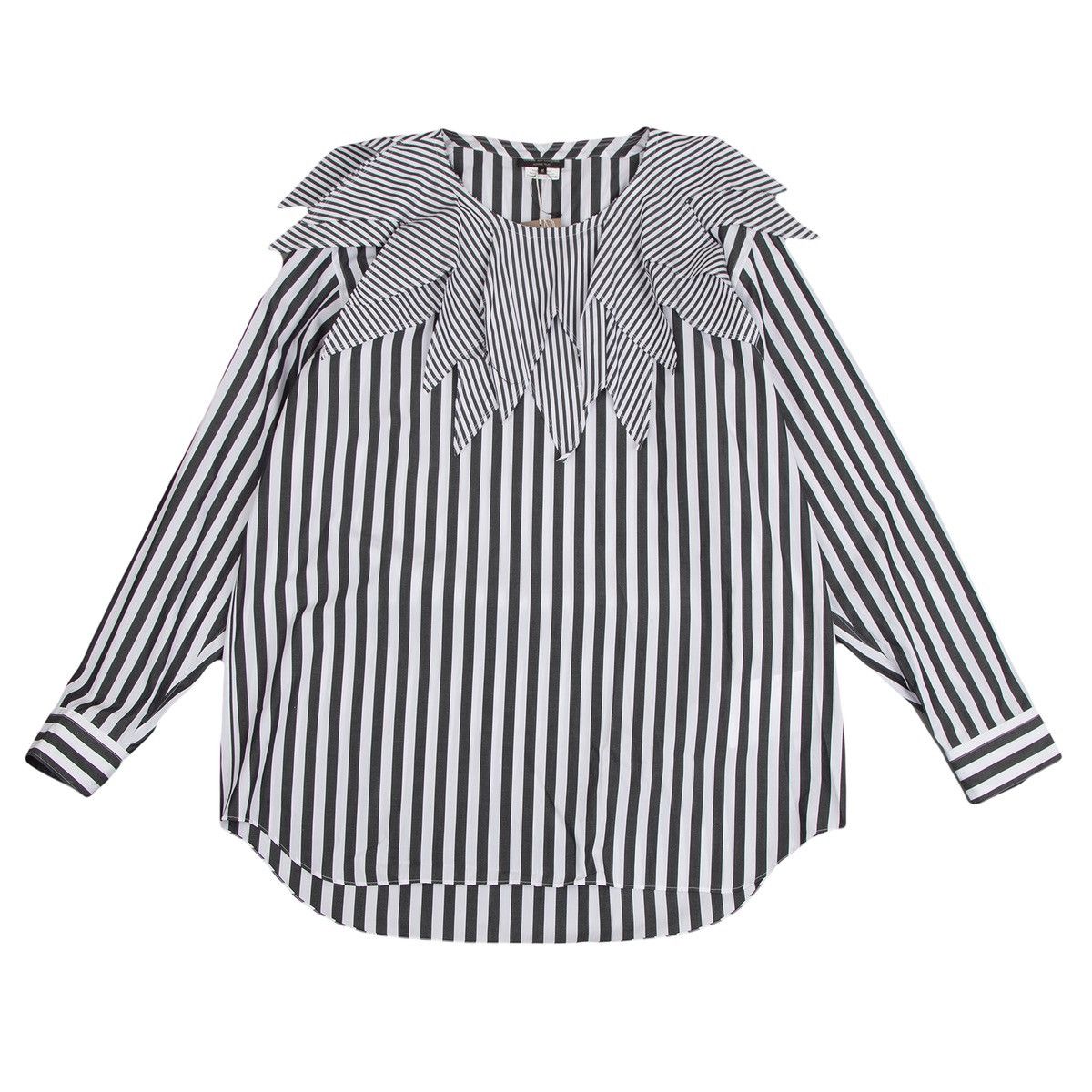 Comme des Garcons × Comme des Garcons Homme Plus Comme des Garcons Homme Plus Zig Zag Collar Stripe Shirt M Size US M / EU 48-50 / 2 - 2 Thumbnail