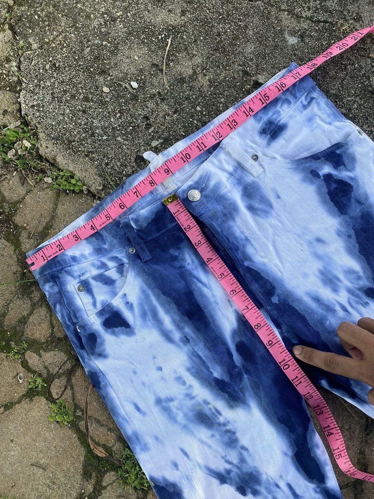 Dsquared2 🔥 Rare 🔥 Dsquared2 Tie Dye Denim Jeans Pants Size US 35 - 11 Thumbnail