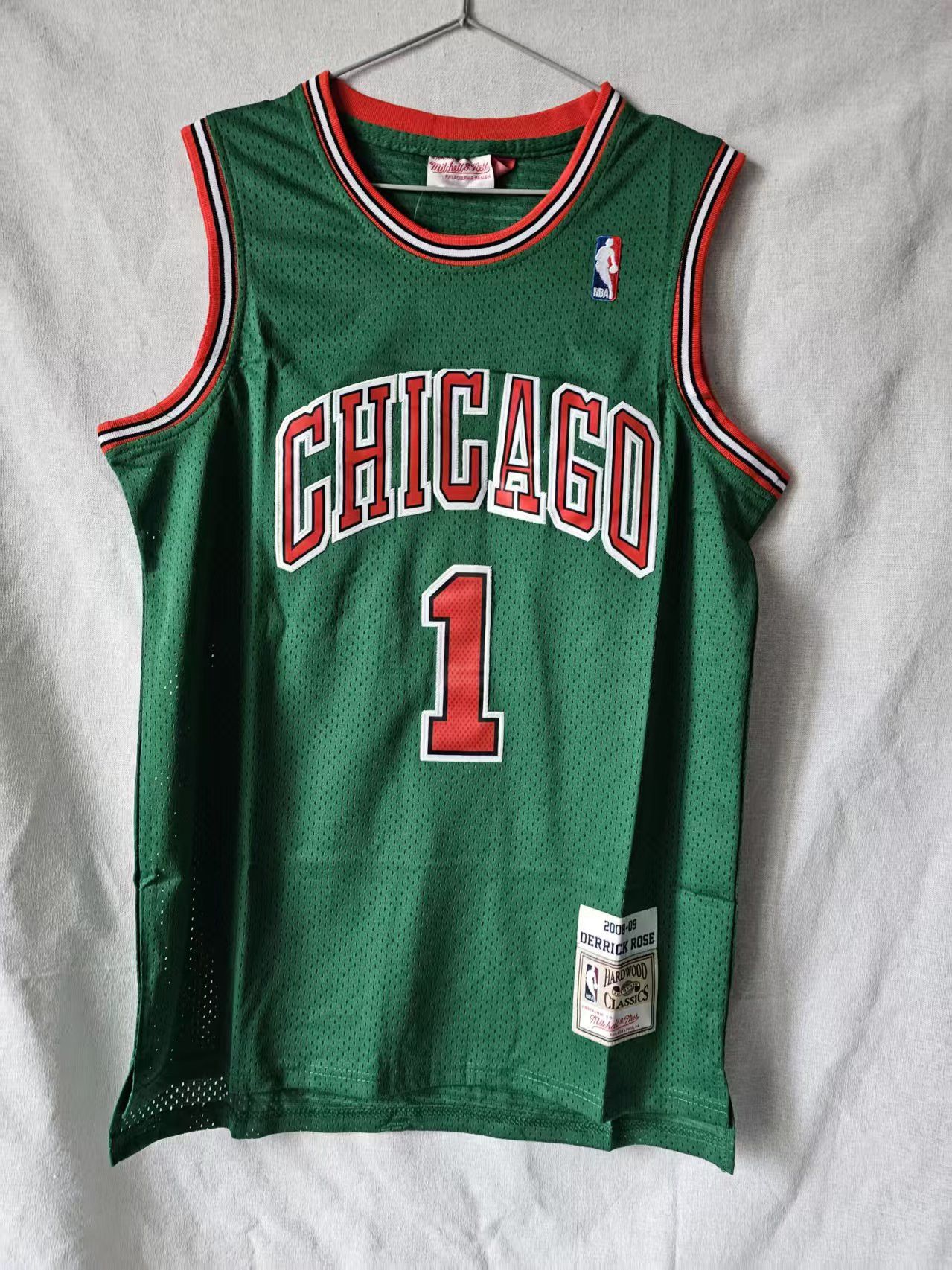 NBA Chicago Bulls 1 Derrick Rose Jersey Stitched Green Size US M / EU 48-50 / 2 - 1 Thumbnail