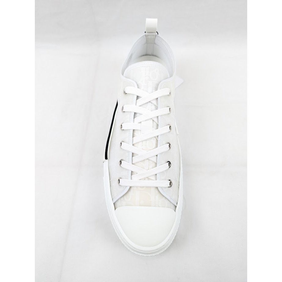 Dior o1rshd1 B23 Low-Top Sneakers Oblique Transparency in White Size US 12.5 / EU 45-46 - 6 Thumbnail