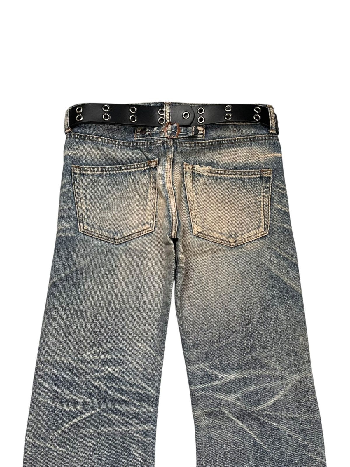 Japanese Brand Stunning Lure Buckel Back Selvedge Denim Button Fly Size US 30 / EU 46 - 11 Thumbnail