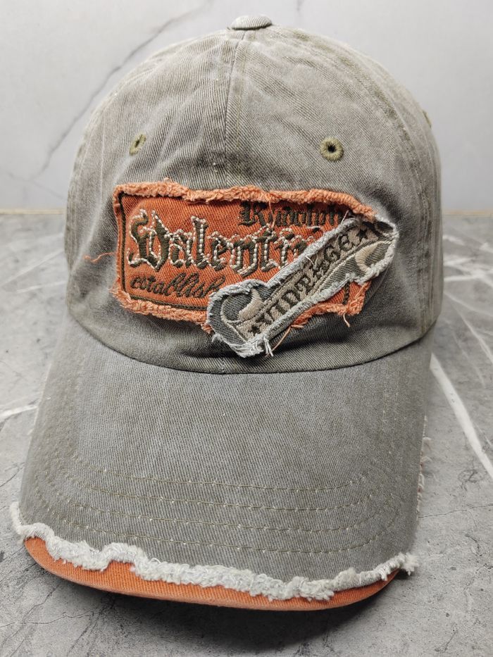 Vintage Vintage Rudolph Valentino Distressed Style Cap Hat Size ONE SIZE - 1 Thumbnail