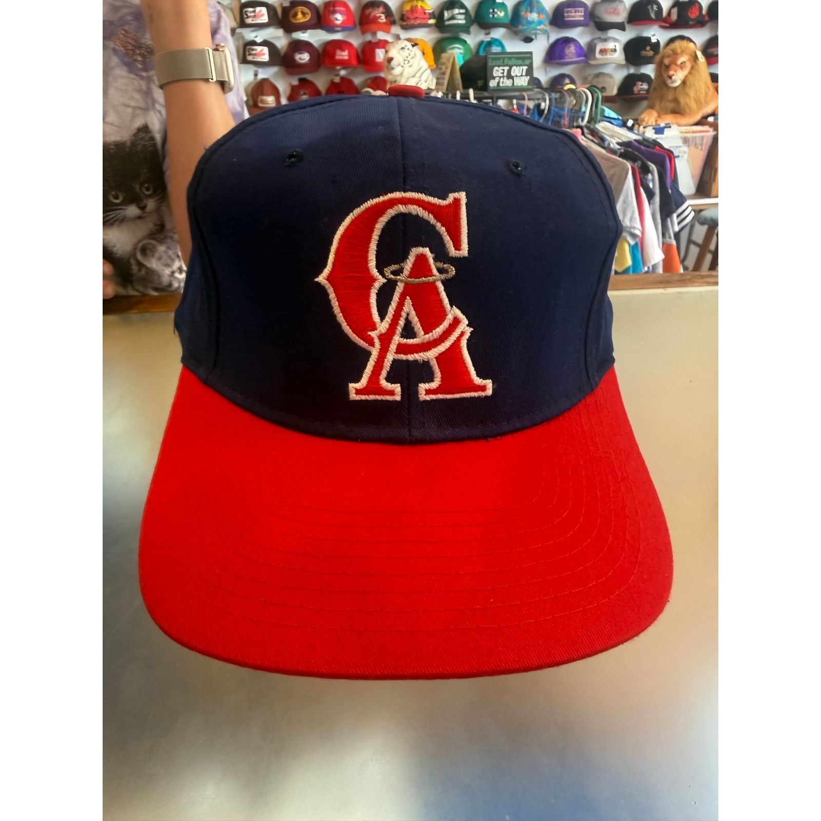 MLB Rare Vintage California Angels Snap Back BEAUTIFUL Size ONE SIZE - 1 Thumbnail