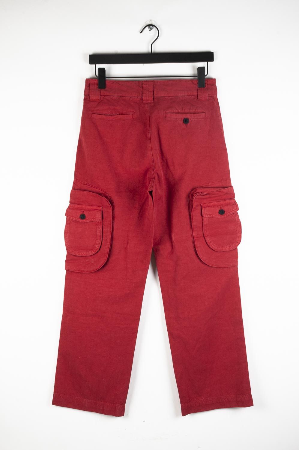 Heron Preston Red Heron Preston Men Cargo Pants Size S Size US 32 / EU 48 - 3 Thumbnail
