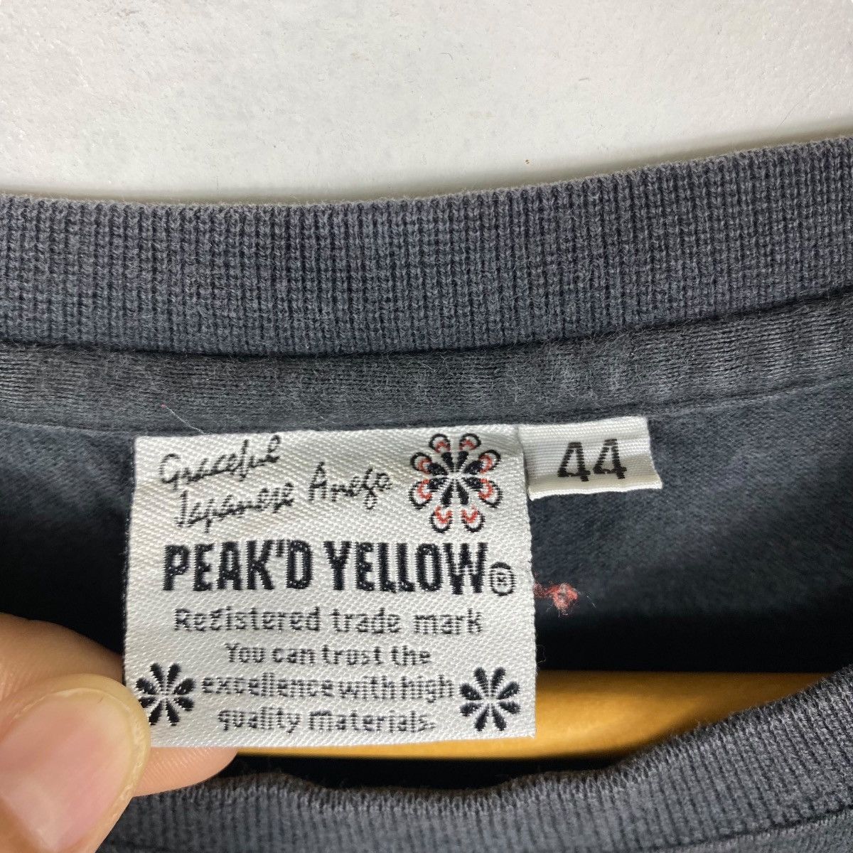 Japanese Brand Japanese Oriental PEAK'D YELLOW Sukajan Graphic Ls Faded Tee Size US L / EU 52-54 / 3 - 8 Thumbnail