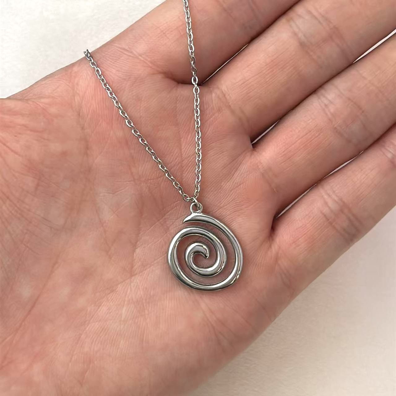 Other Spiral Pendant Necklace for Men Women Unisex Style Size ONE SIZE - 6 Thumbnail