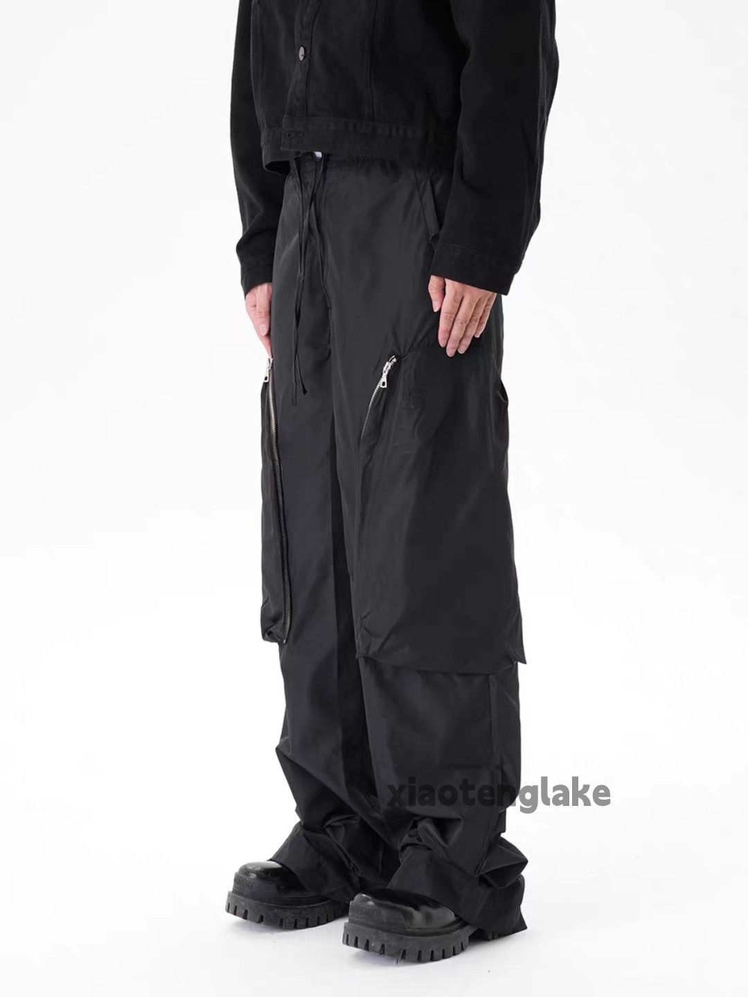 xtl zipper utility punk yuppie grunge hiphop cargo pants