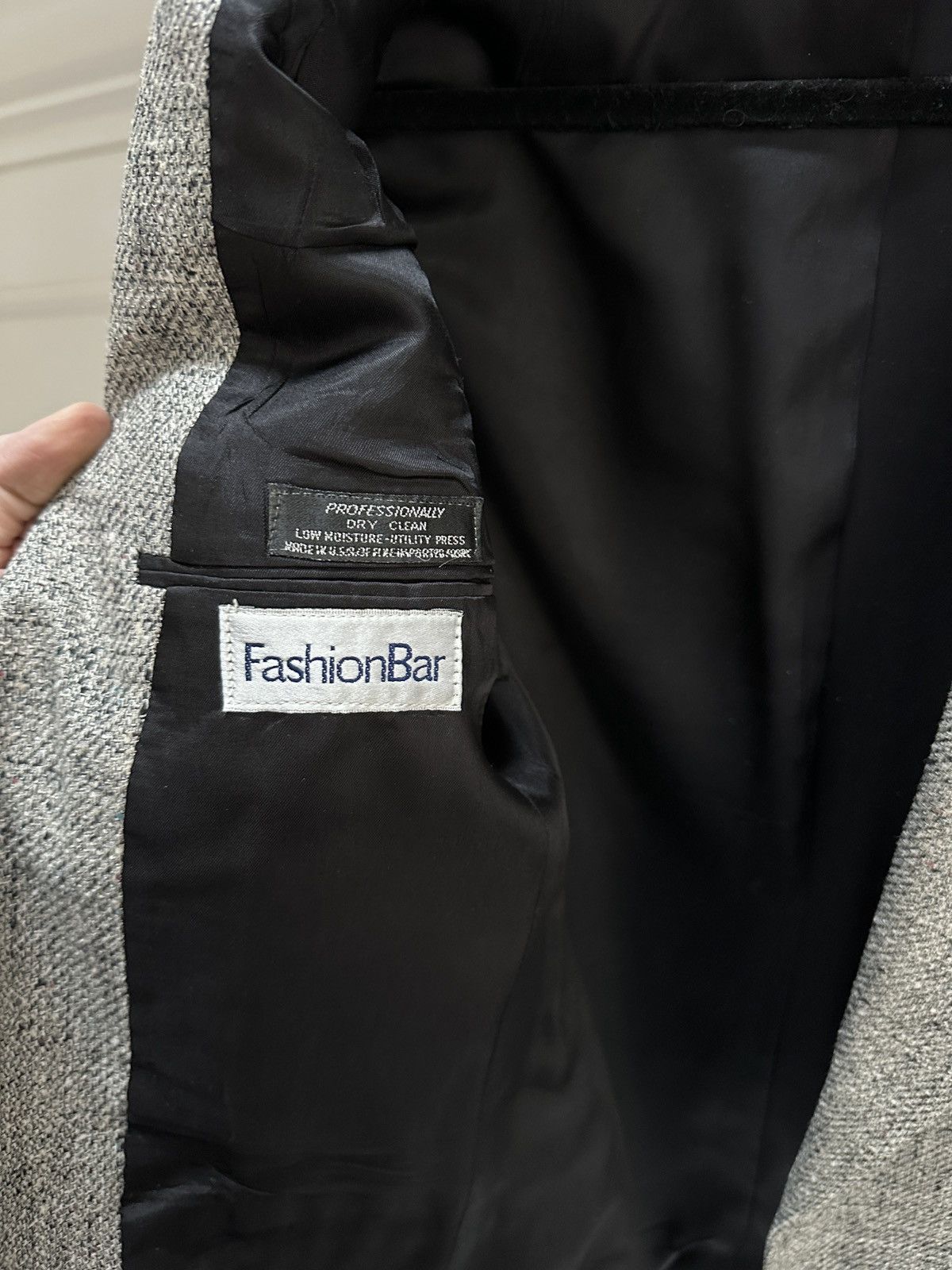 Pierre Cardin Herringbone Slim Fit Tailored Blazer Size 46R - 9 Thumbnail