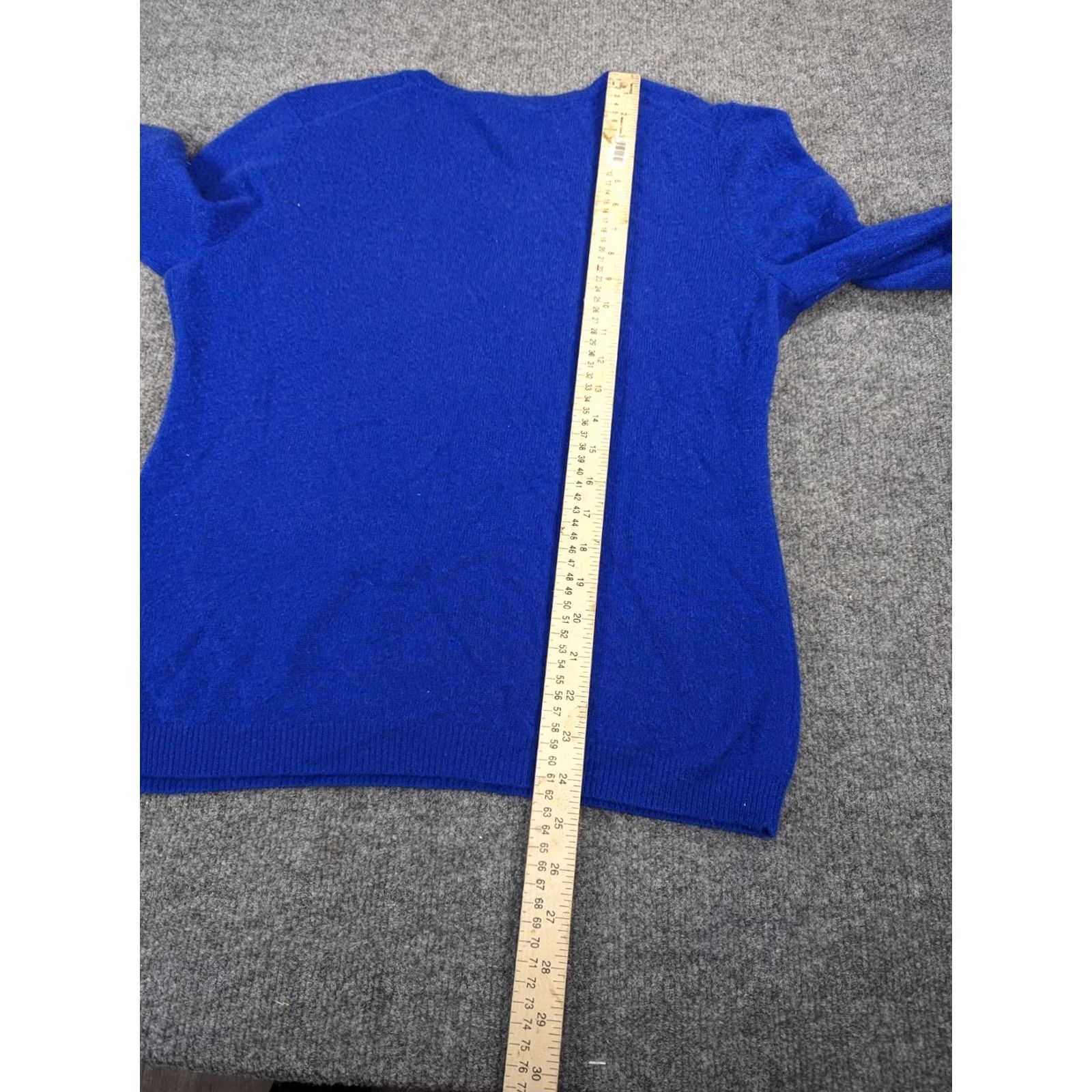 Charter Club Charter Club Sweater Womens L Blue Luxury Cashmere Neck Size L / US 10 / IT 46 - 3 Thumbnail