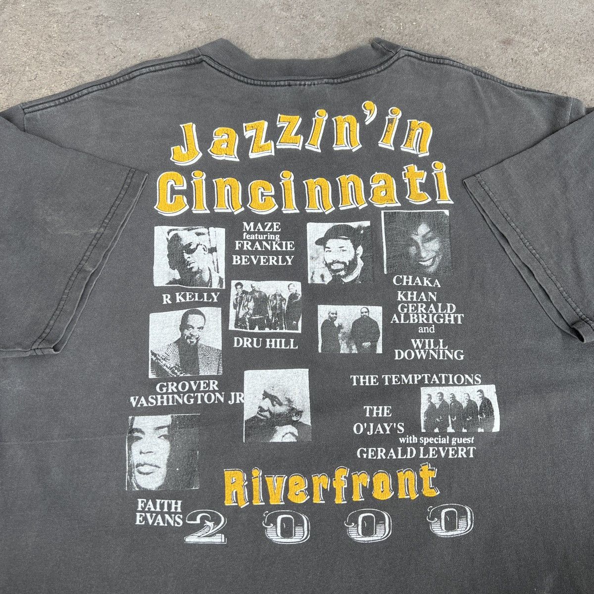 Rap Tees Vintage Jazzin Cincinnati Chaka Khan XL Faded R&B Soul Funk Size US XL / EU 56 / 4 - 5 Thumbnail