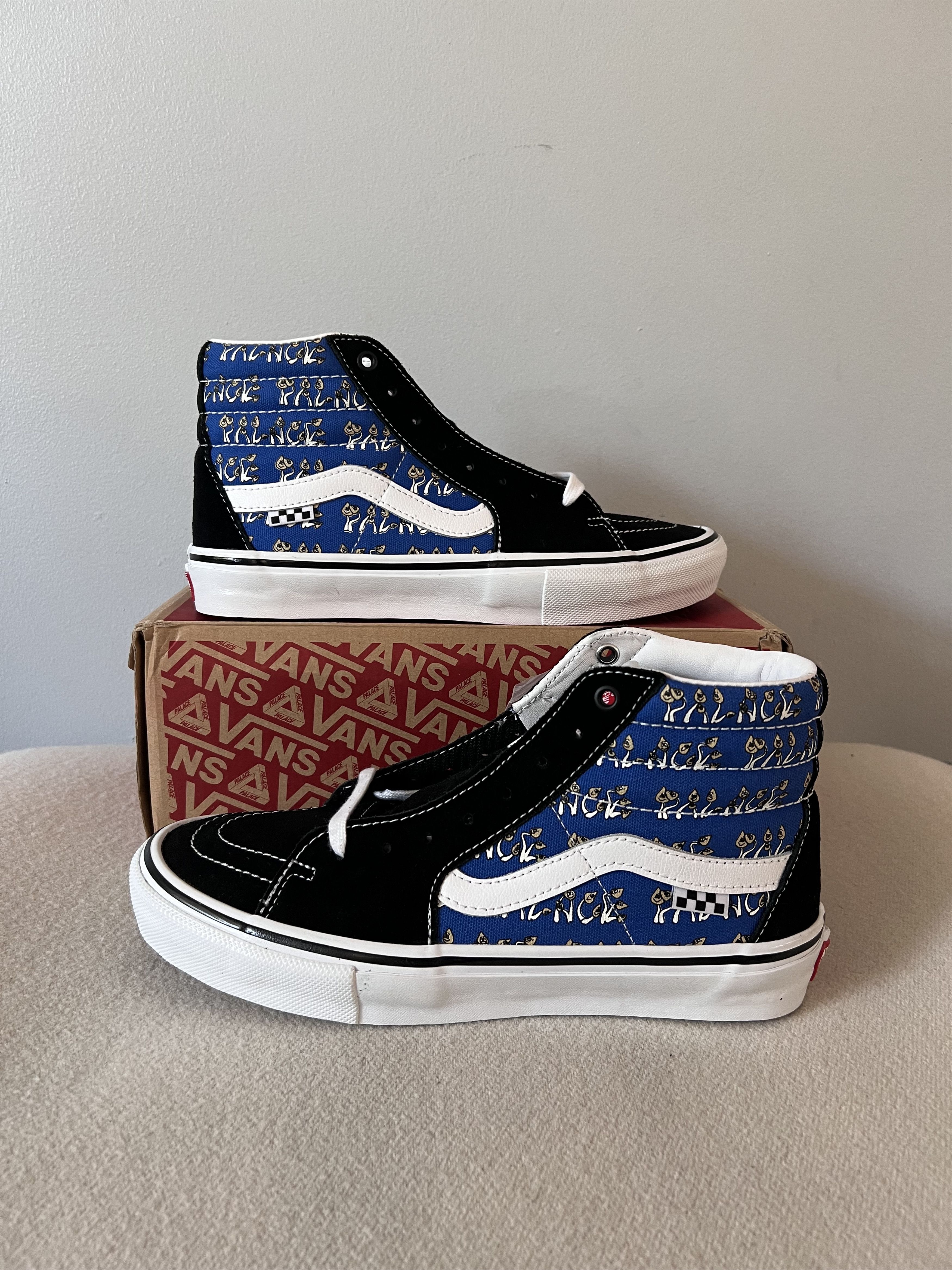 Palace Palace Vans Sk8 Hi Shroom Pack in Blue Size US 8.5 / EU 41-42 - 2 Thumbnail