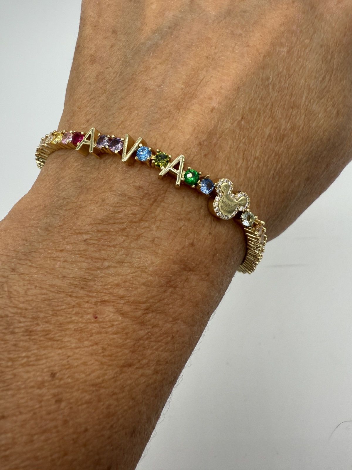 Other Baublebar Disney Mickey Mouse Custom AVA Tennis Bracelet Size ONE SIZE - 1 Thumbnail