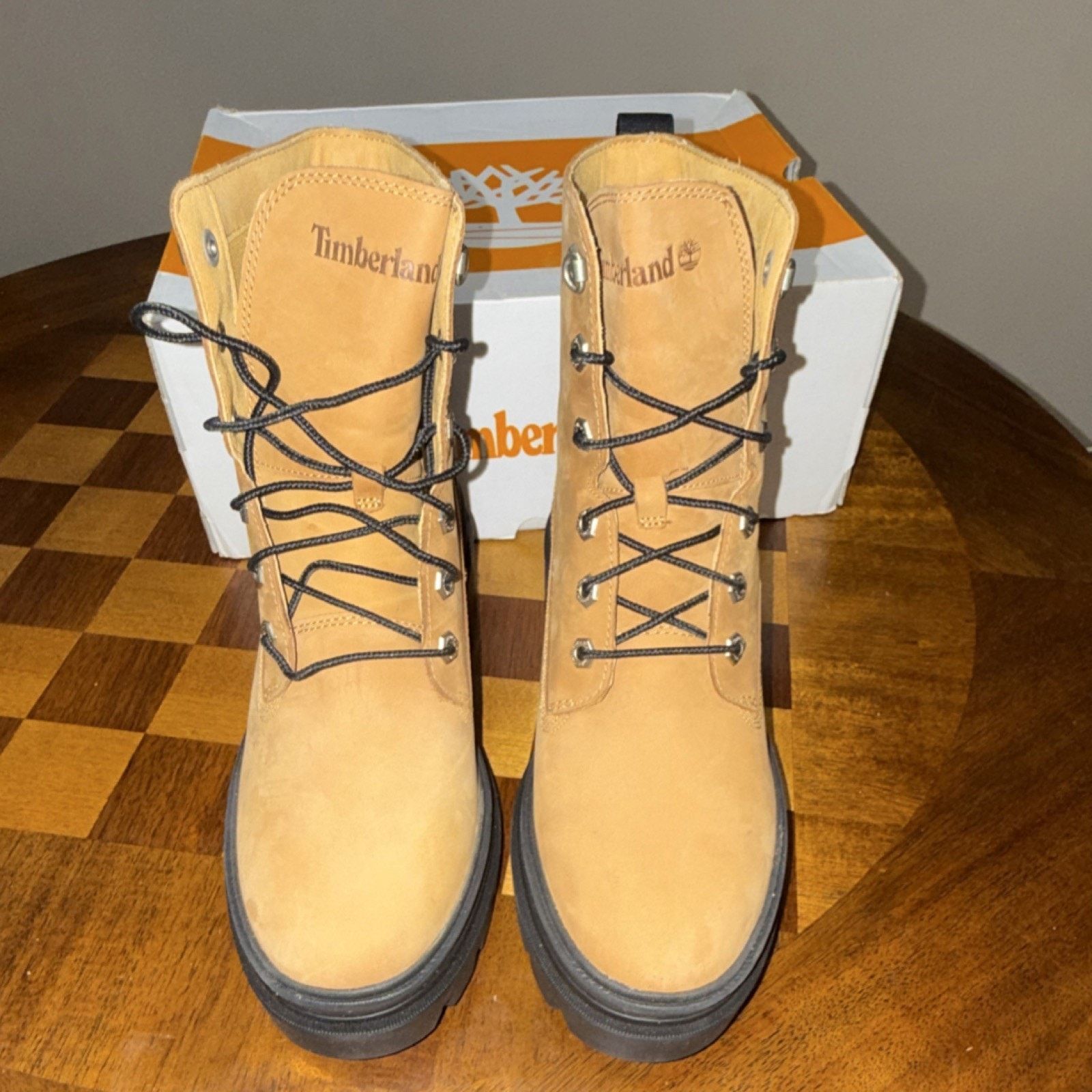 Timberland Timberland Everleigh 6-Inch Lace Up Wheat Nubuck US 9.5W Size US 9.5 / IT 39.5 - 3 Thumbnail