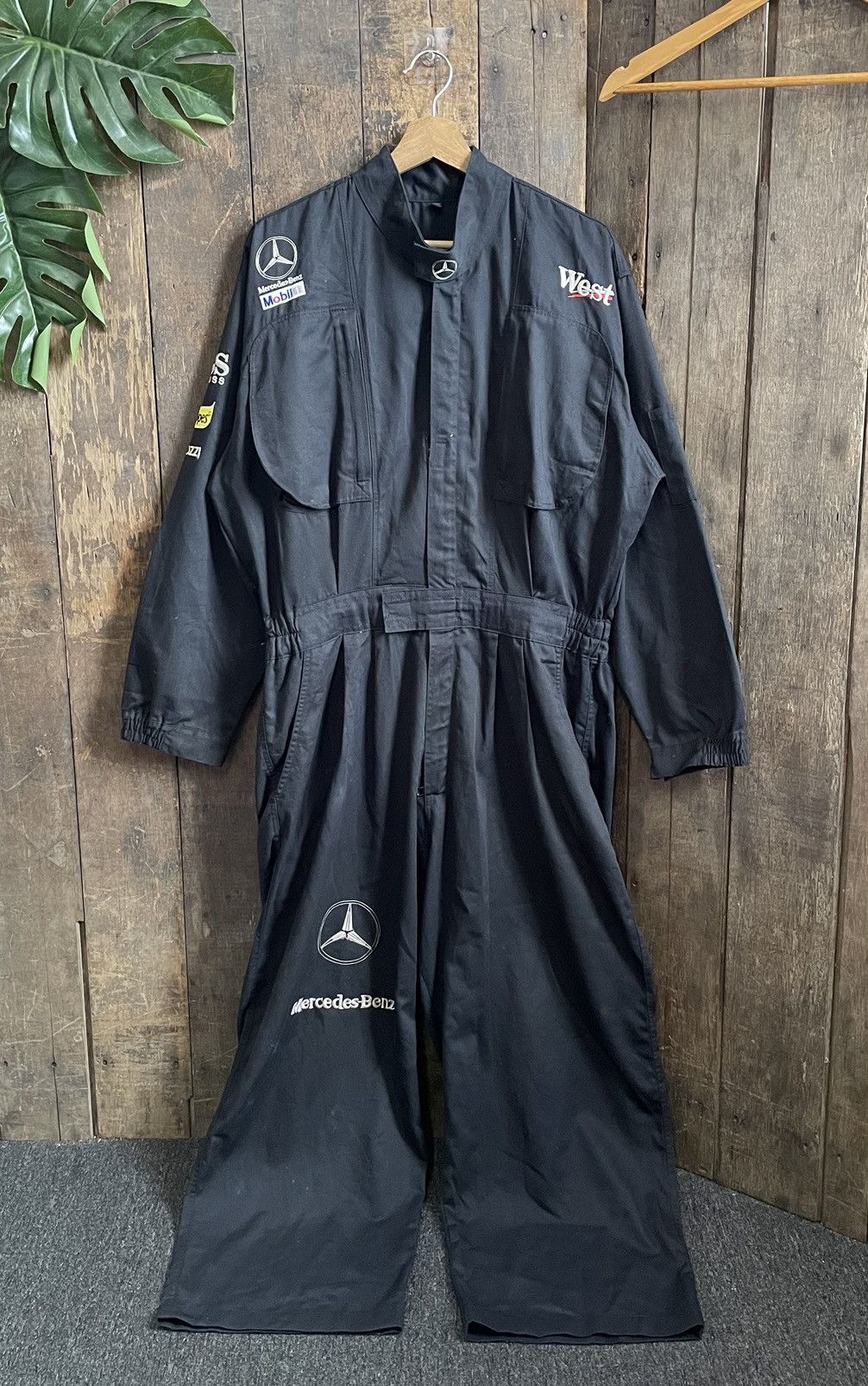 Vintage Vintage Mercedez Benz Coverall Jacket Size US 38 / EU 54 - 2 Thumbnail