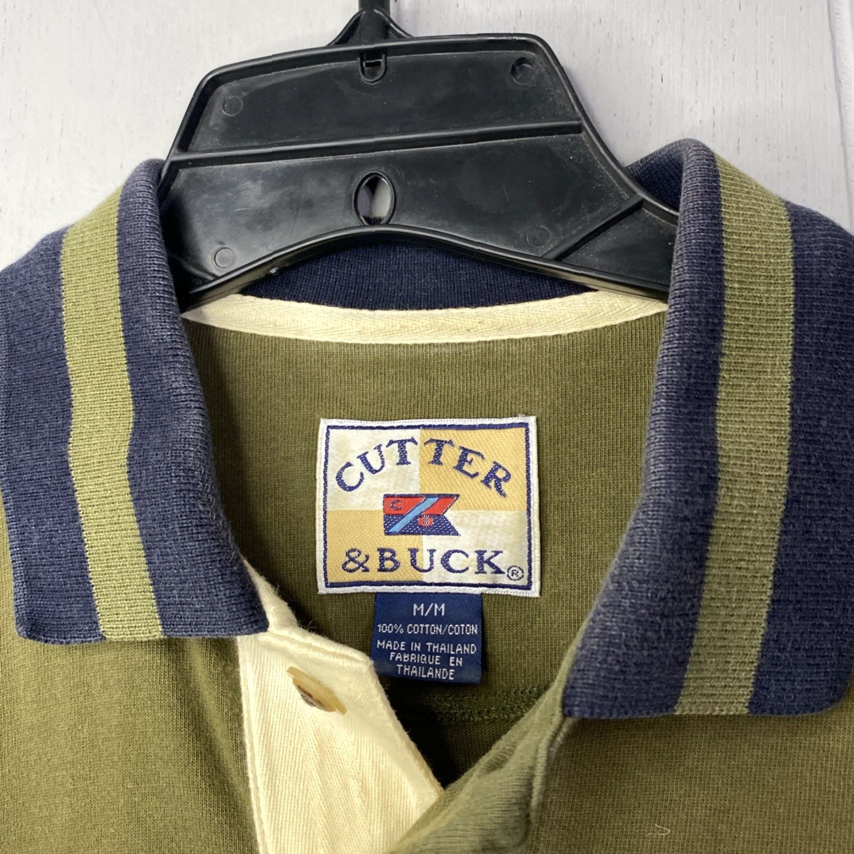 Vintage VINTAGE Oakmont Country Club Polo Shirt Mens Medium Greenish Brown Fade 90s Golf Shirt Mens Size US M / EU 48-50 / 2 - 3 Thumbnail