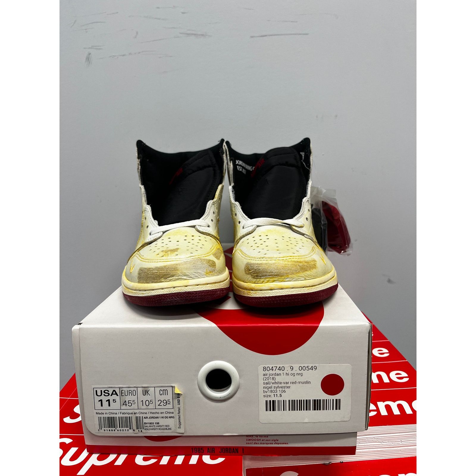 Nike Nike Air Jordan 1 Retro High Nigel Sylvester Size 11.5 NEW Size US 11.5 / EU 44-45 - 2 Thumbnail