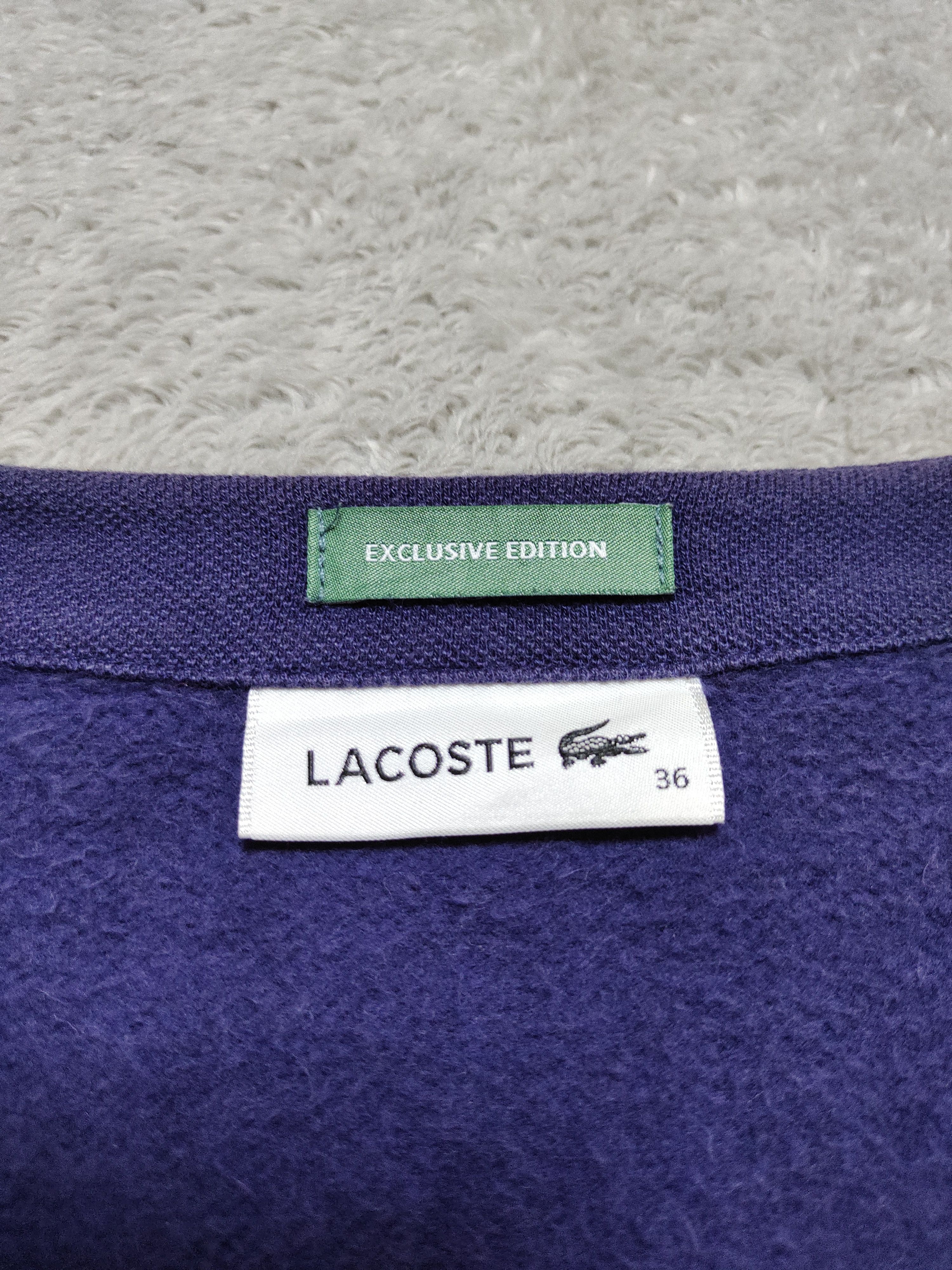 Lacoste LACOSTE EXCLUSIVE EDITION NAVY CROPPED CARDIGAN Size XS / US 0-2 / IT 36-38 - 5 Thumbnail
