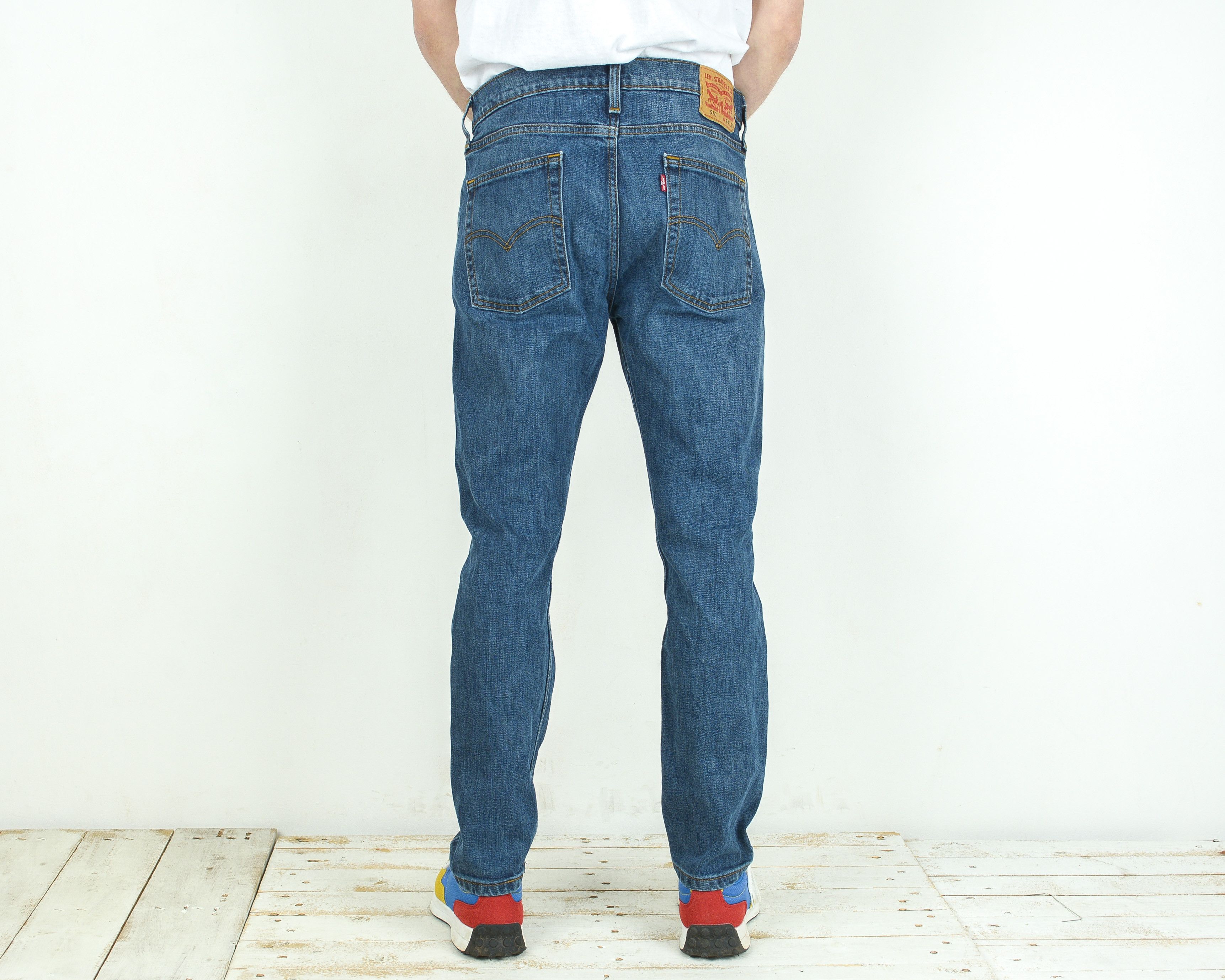 Levi's 510 W34 L30 Slim Skinny Jeans Denim Pants Trousers Zip Fly Size US 34 / EU 50 - 4 Thumbnail