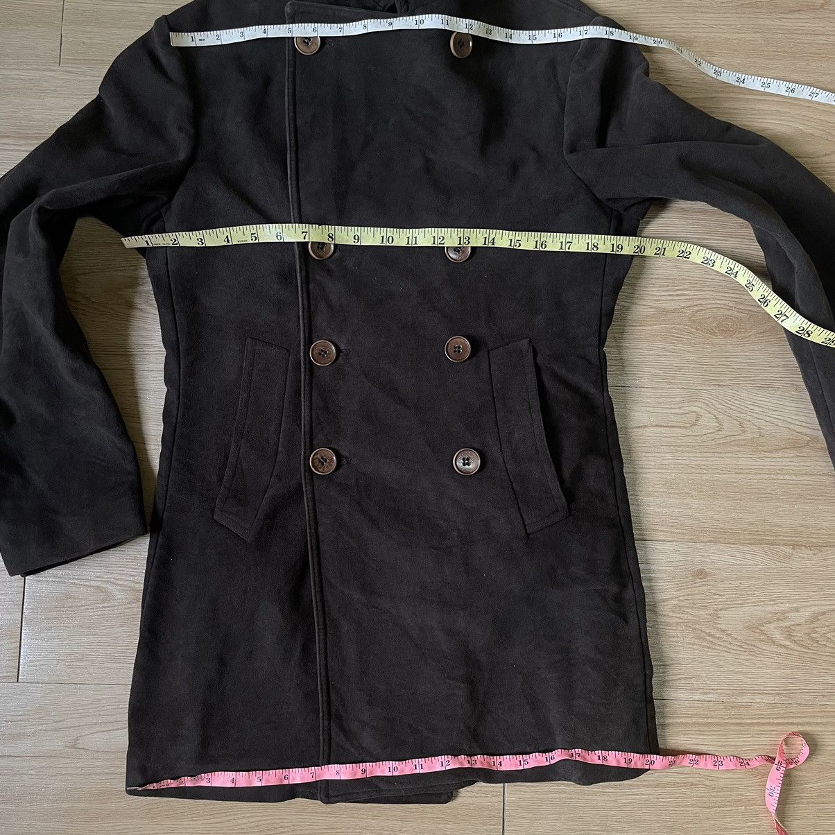Armani Collezioni 🇮🇹 ARMANI COLLEZIONI ITALY ARCHIVE DOUBLE BREASTED SUEDE COAT Size US M / EU 48-50 / 2 - 11 Thumbnail