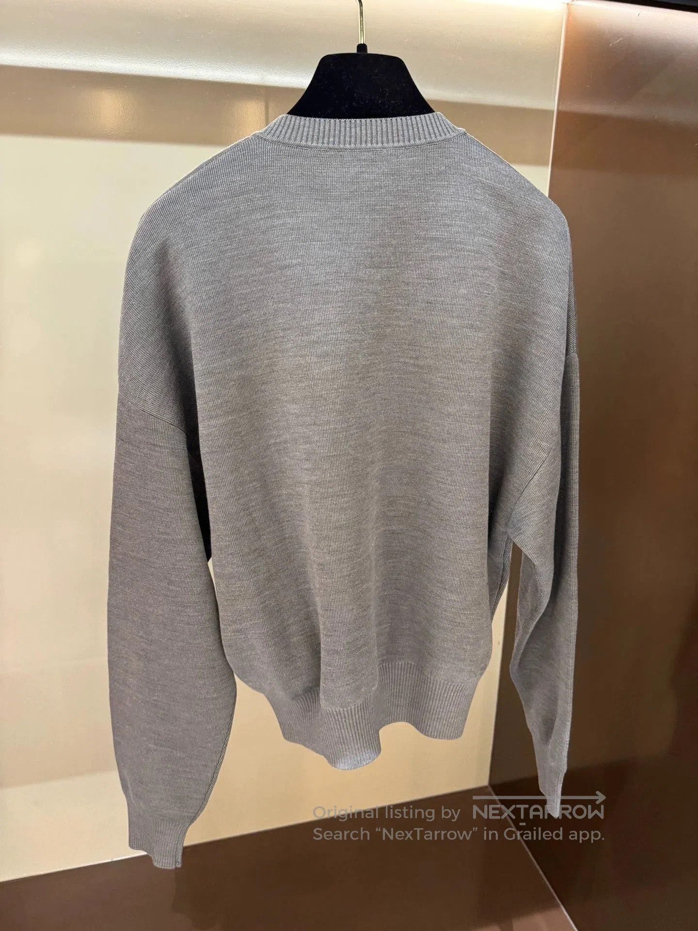 Hermes HERMES Gray Carriage Logo Knit Sweater. Size US M / EU 48-50 / 2 - 5 Thumbnail