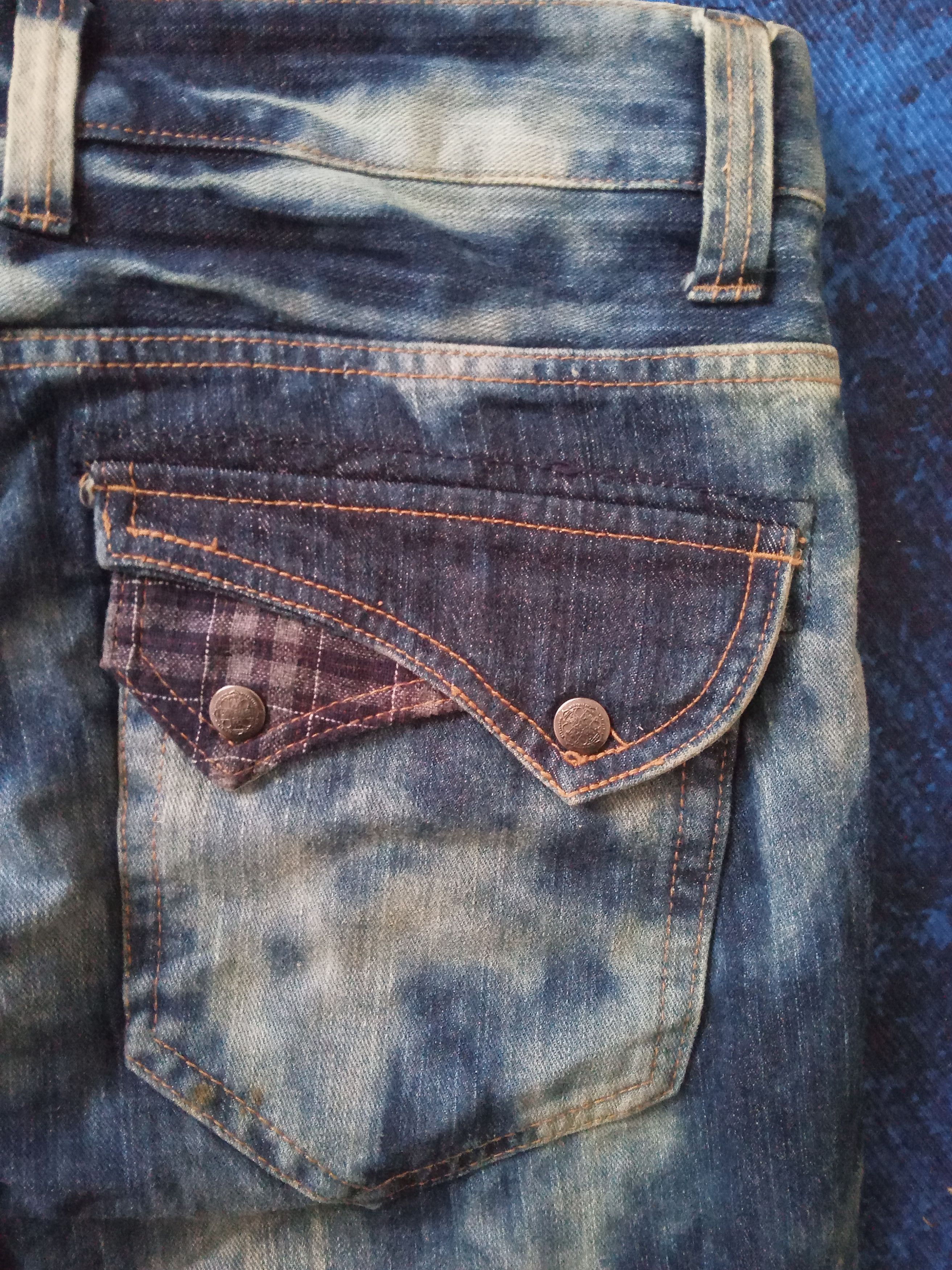 Japanese Brand Memory Special Rare Bleach Design Jeans Size US 37 - 7 Thumbnail